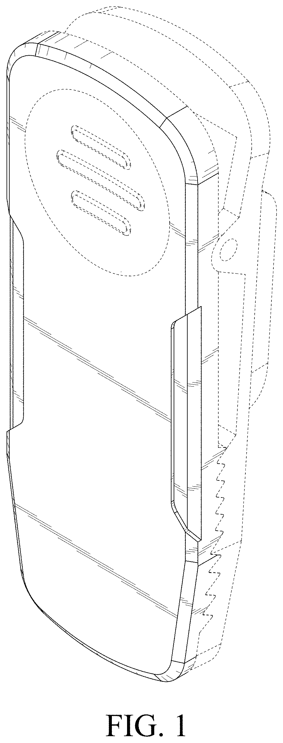 Patent USD1001779 Figure 1 – Clip mount