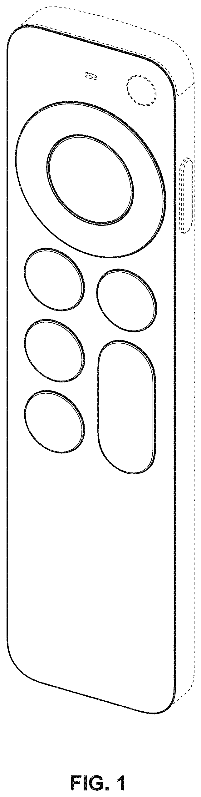 Patent USD1001783 Figure 1 – Remote control