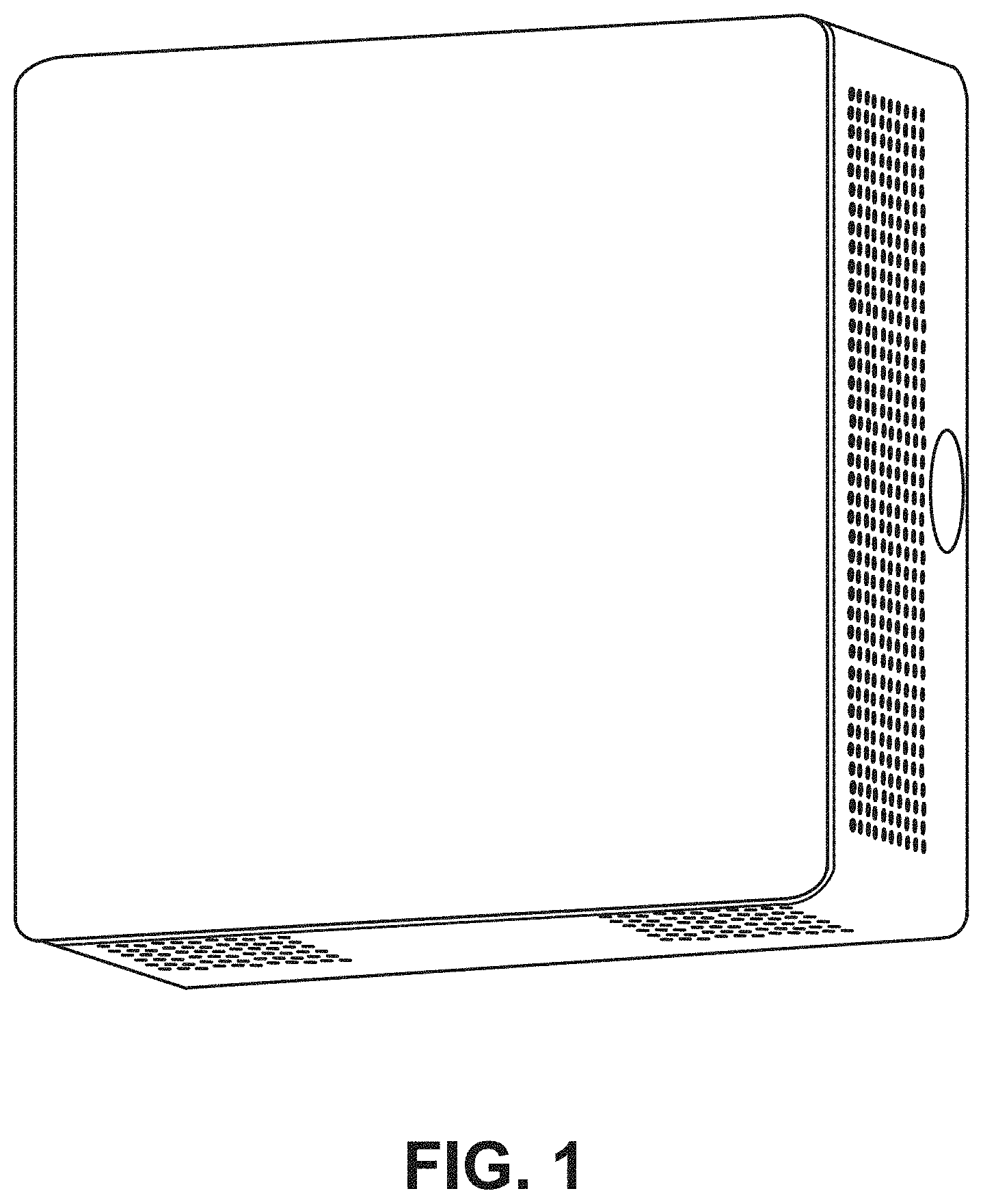 Patent USD1001787 Figure 1 – Wireless communications device