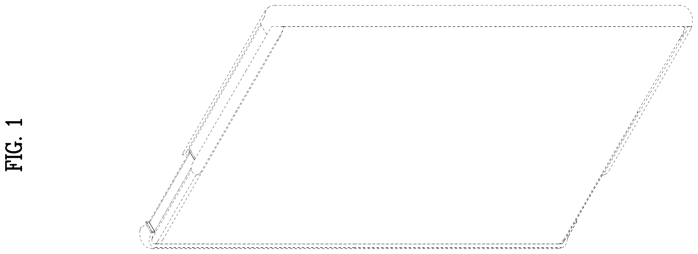 Patent USD1001788 Figure 1 – Mobile phone