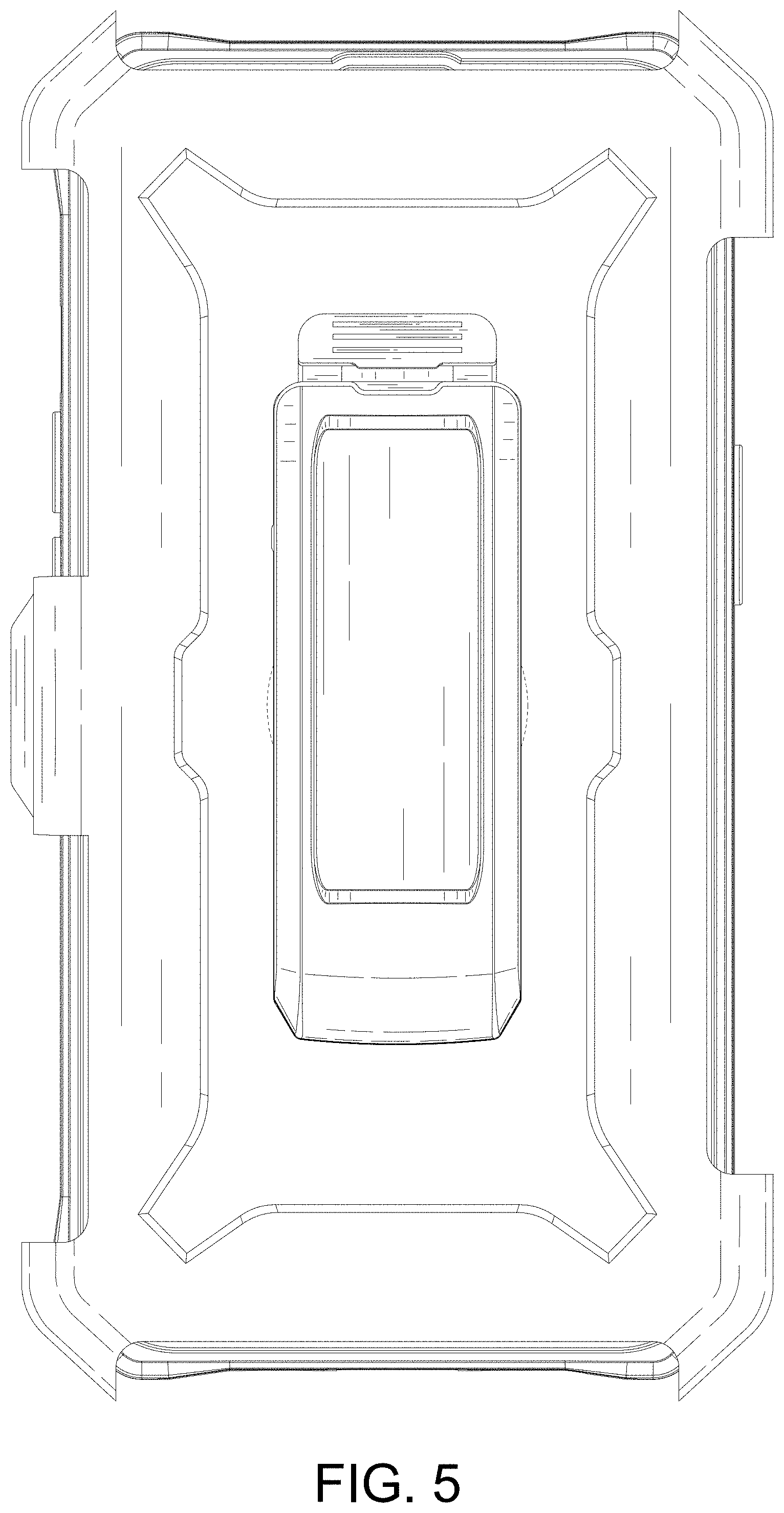 Patent USD1001790 Figure 5 – Phone case