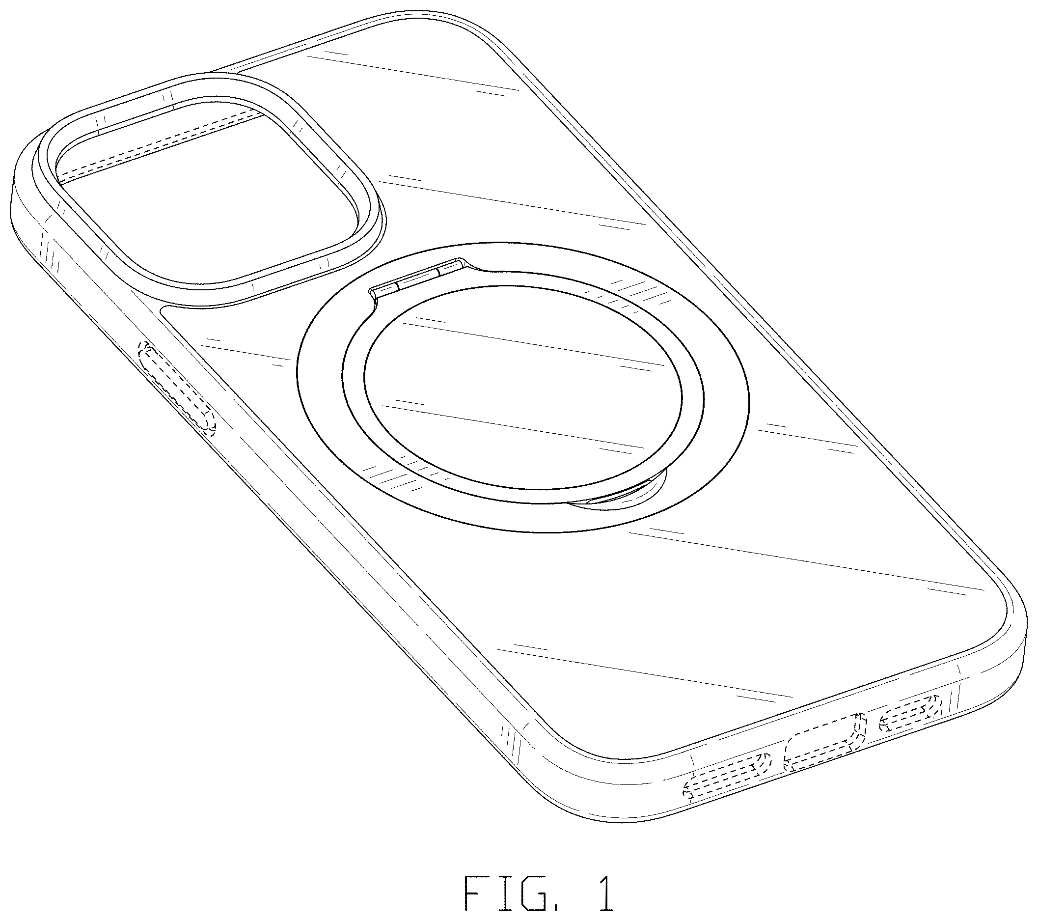 Patent USD1001792 Figure 1 – Phone case
