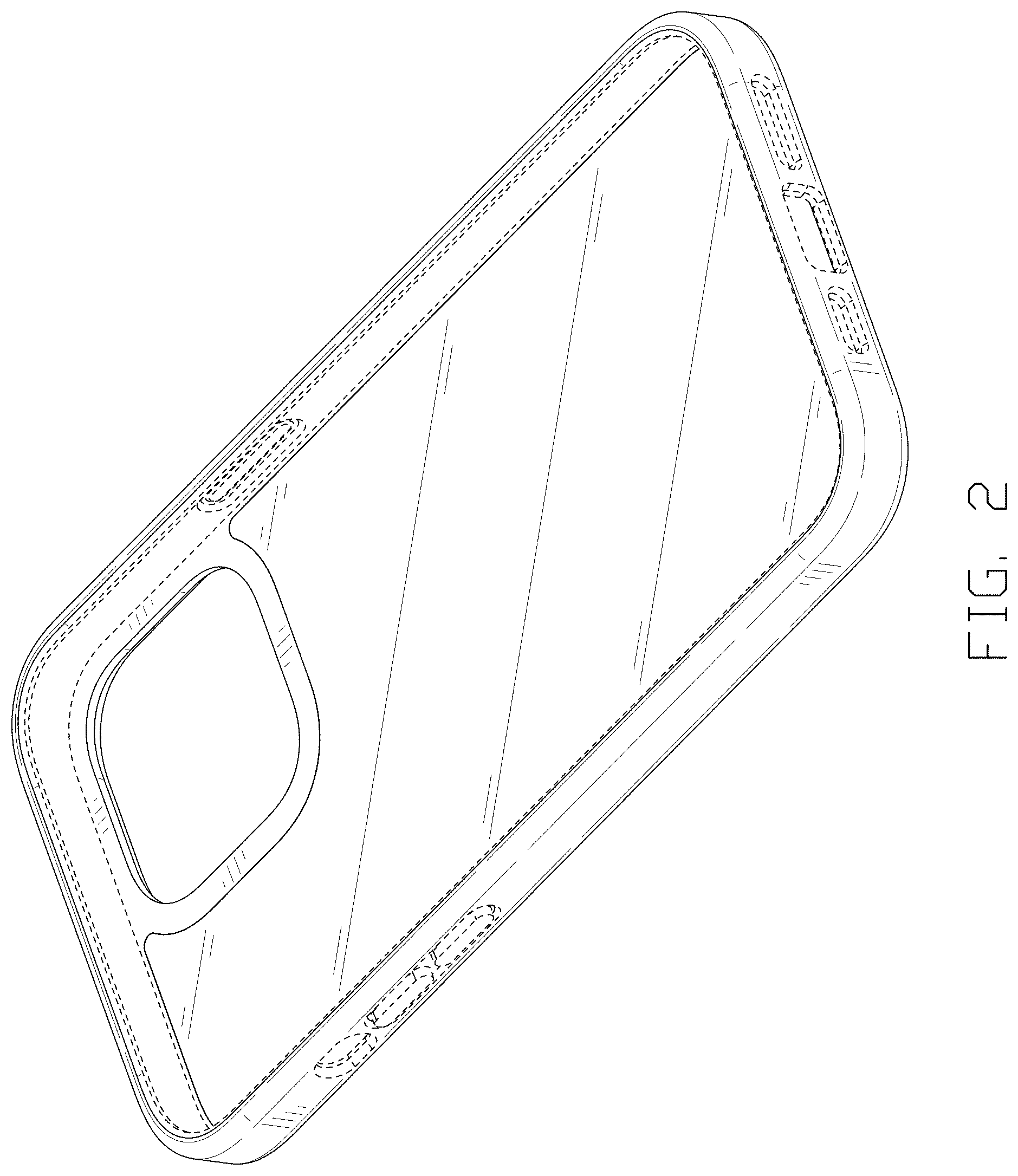 Patent USD1001792 Figure 2 – Phone case
