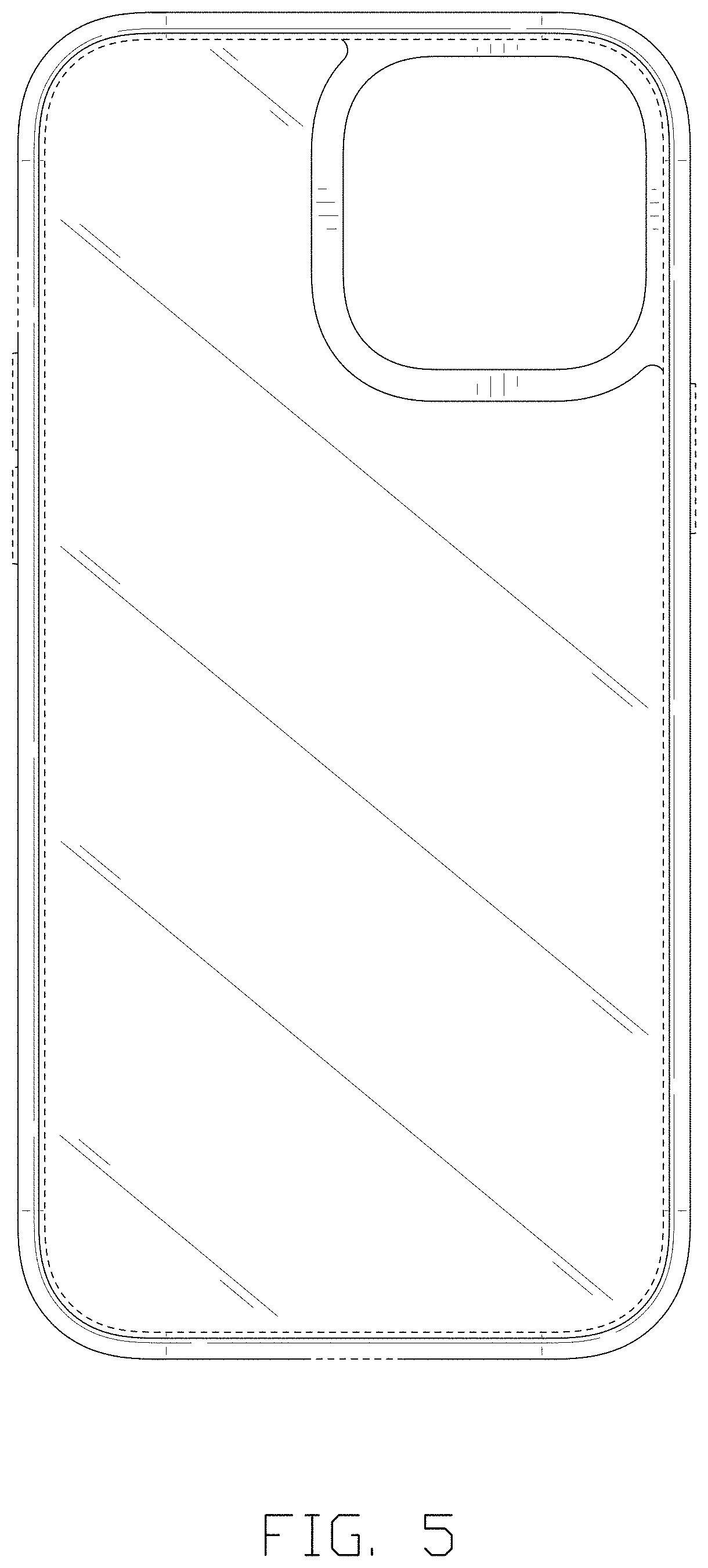 Patent USD1001792 Figure 5 – Phone case
