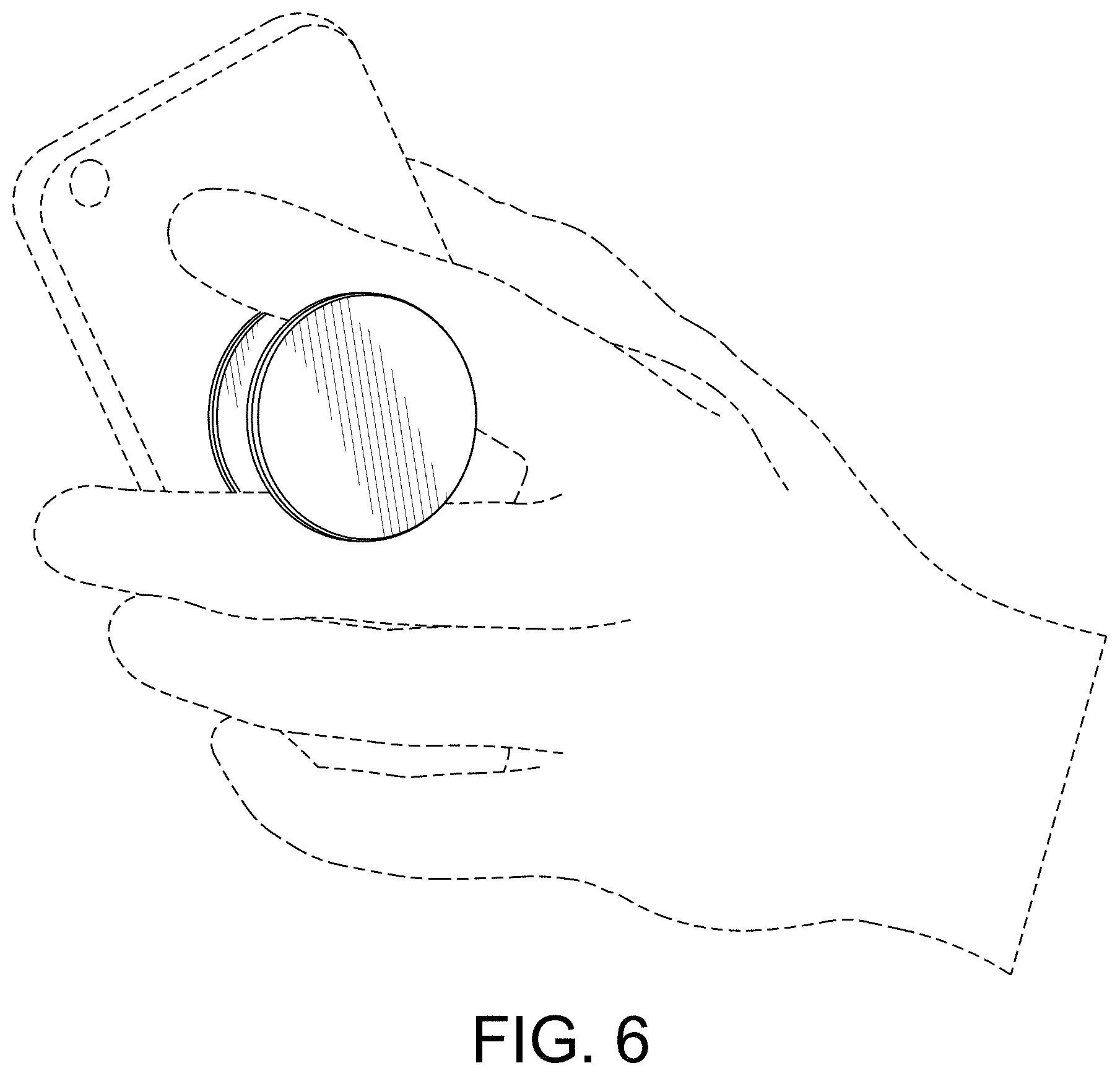 Patent USD1001793 Figure 6 – Phone grip
