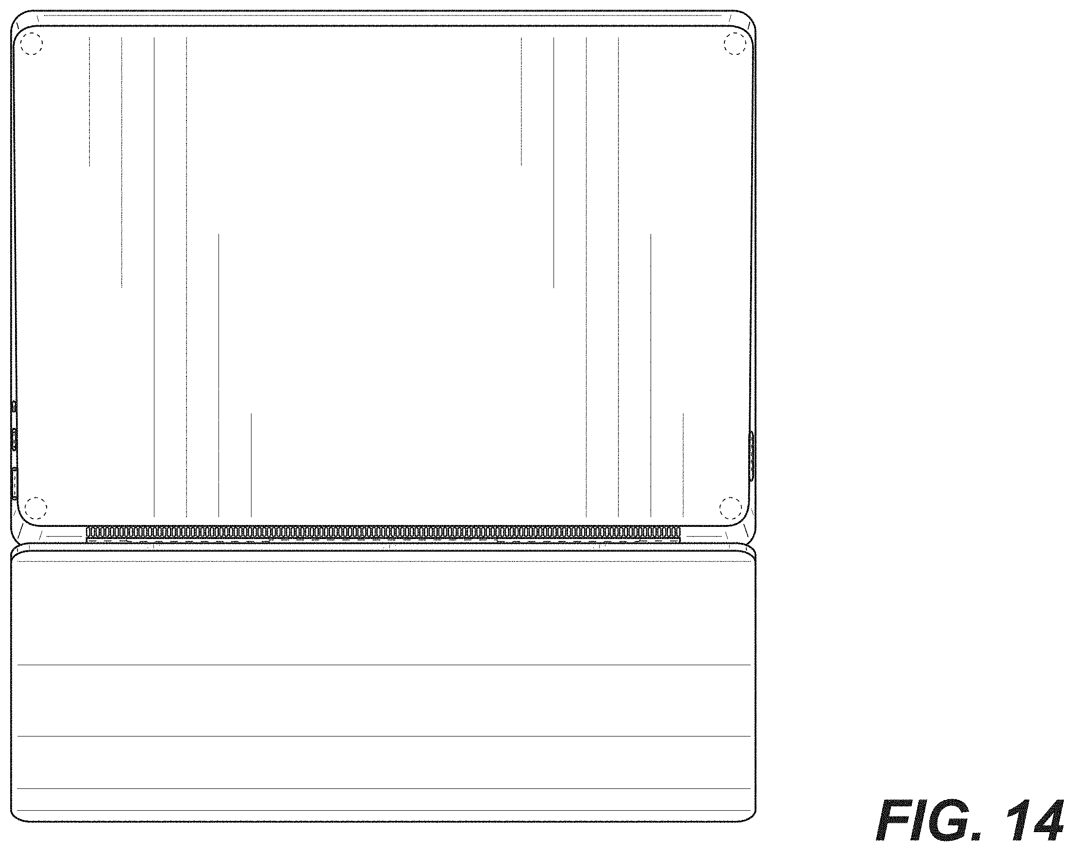 Patent USD1001795 Figure 14 – Computing device