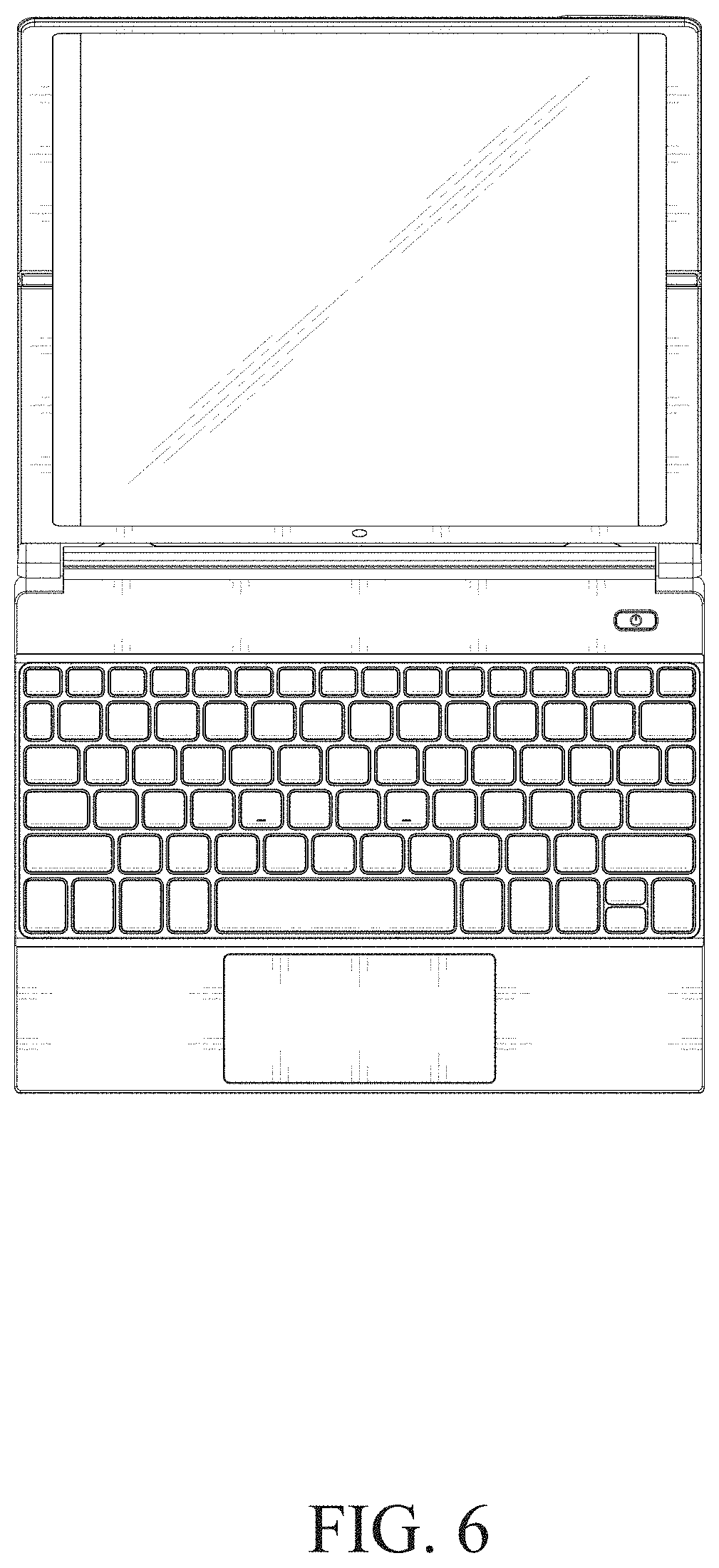 Patent USD1001796 Figure 6 – Laptop computer