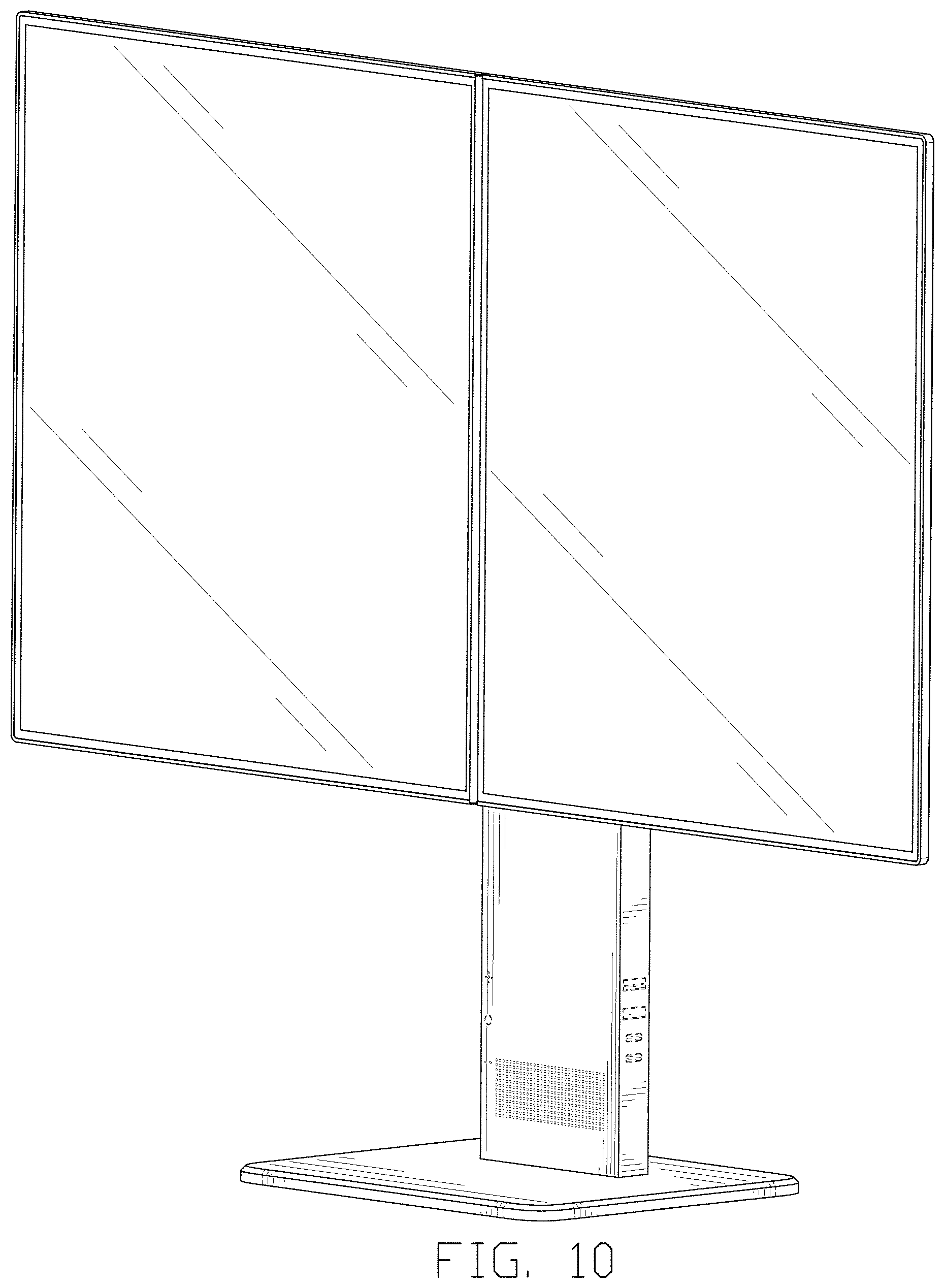 Patent USD1001798 Figure 10 – Dual screen display
