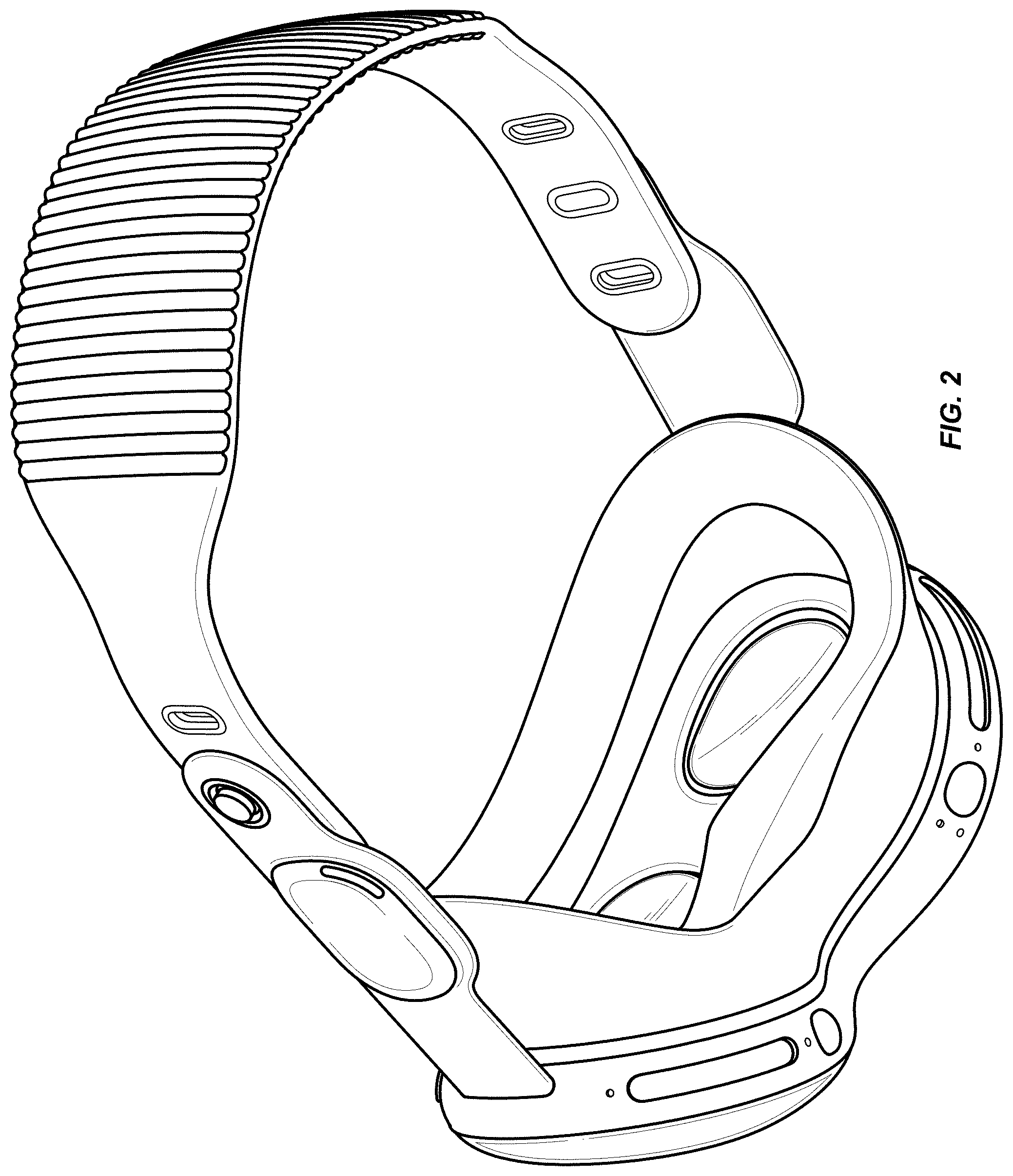 Patent USD1001799 Figure 2 – Head-mounted display