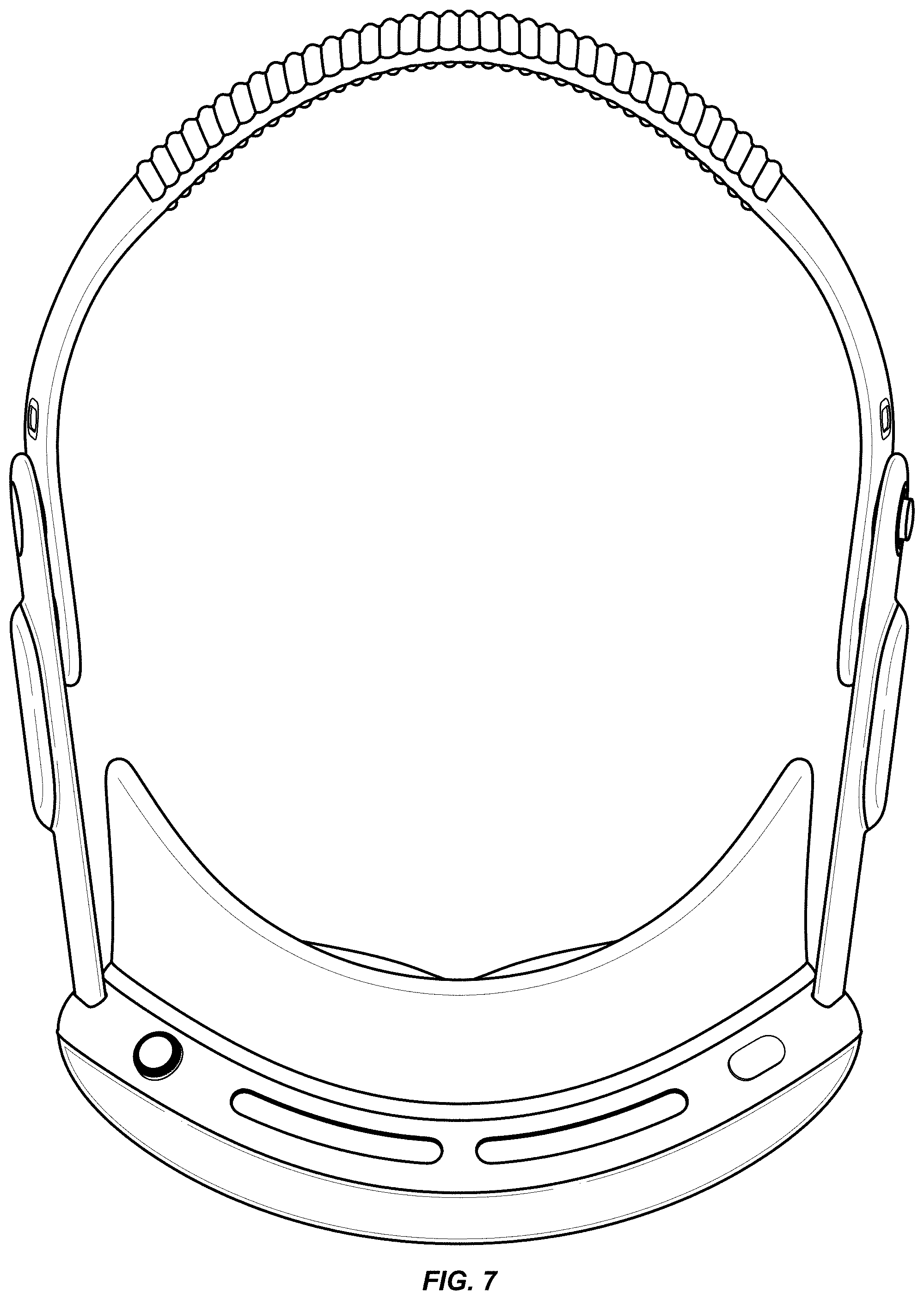 Patent USD1001799 Figure 6 – Head-mounted display