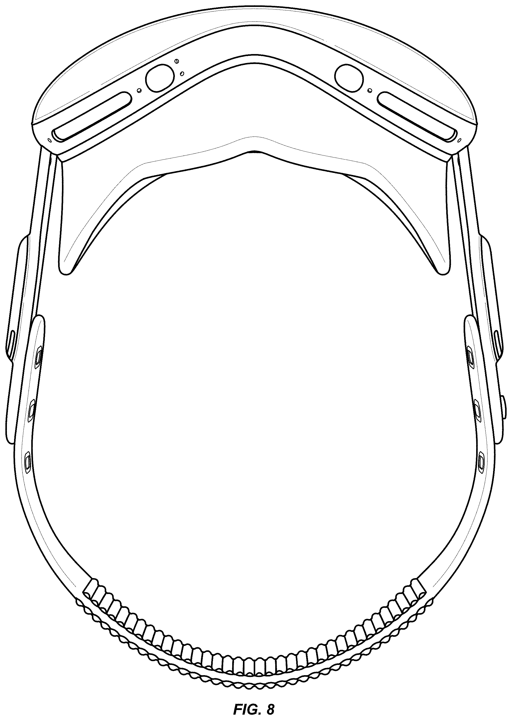 Patent USD1001799 Figure 7 – Head-mounted display