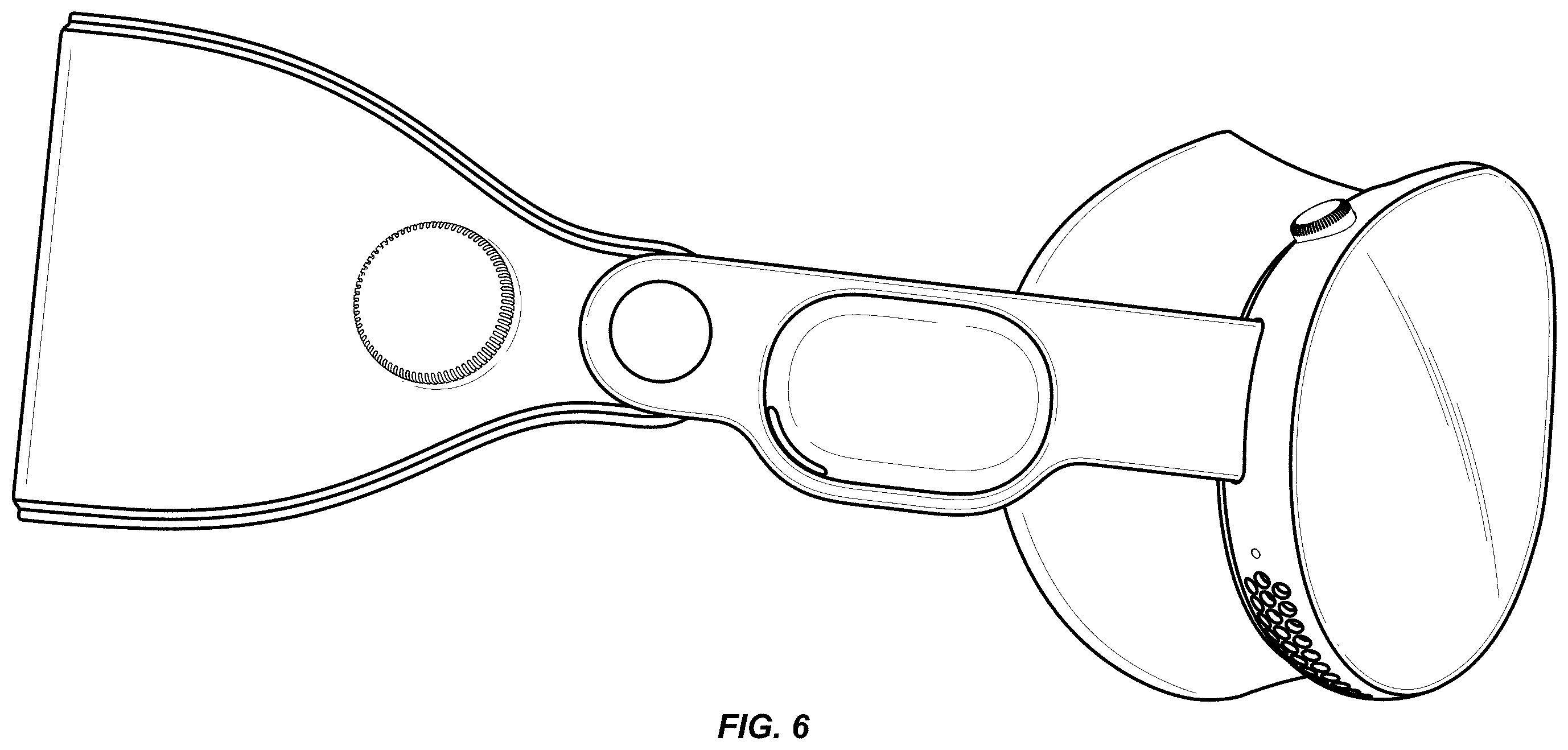 Patent USD1001800 Figure 5 – Head-mounted display