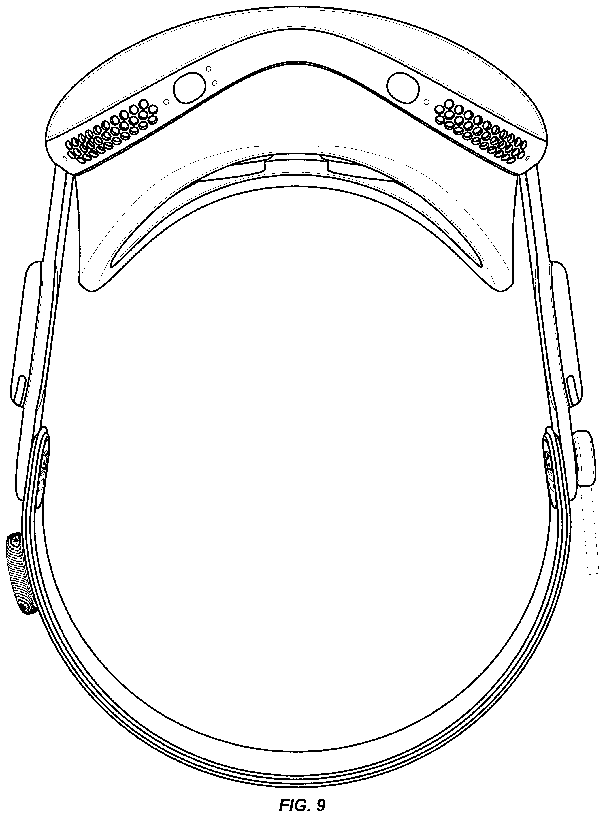 Patent USD1001800 Figure 8 – Head-mounted display