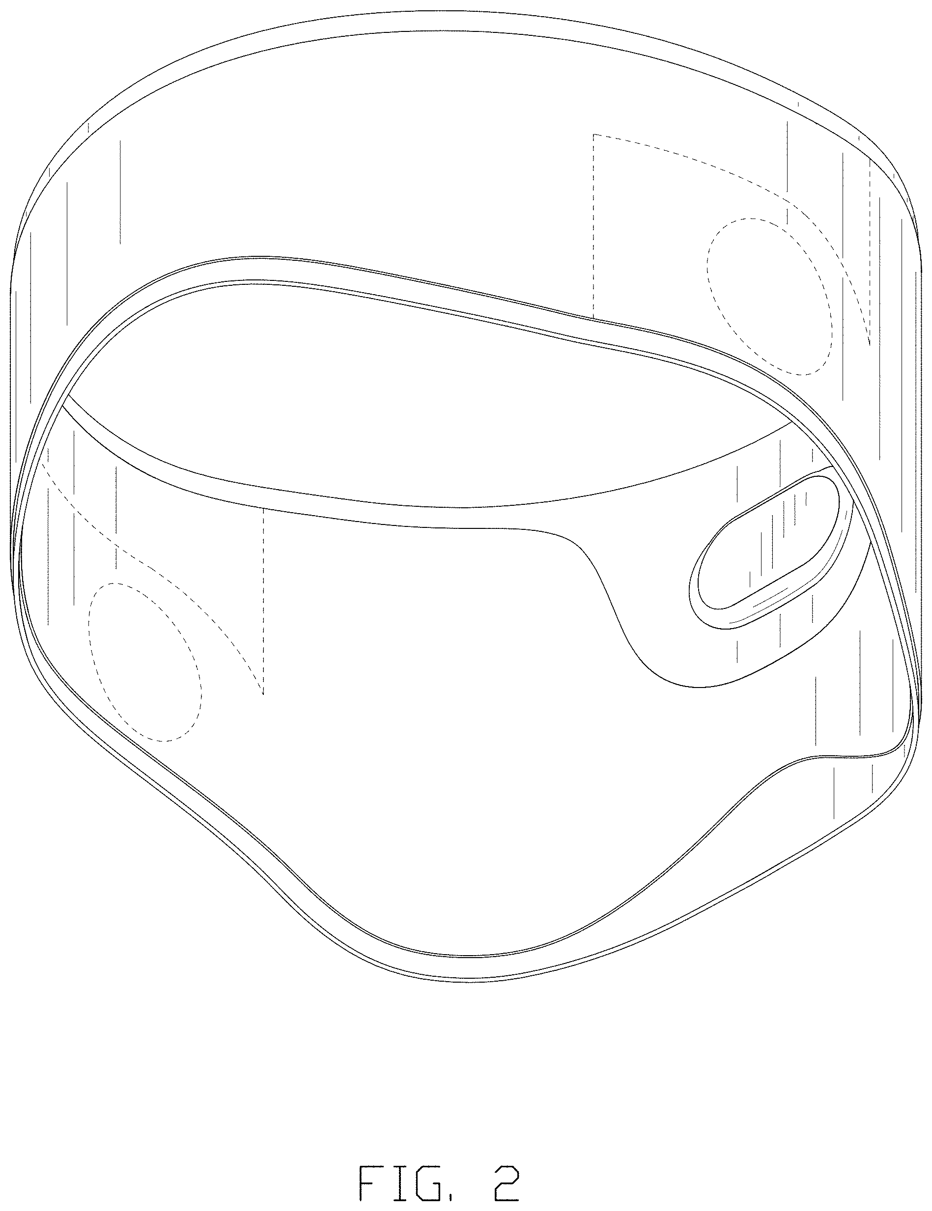 Patent USD1001801 Figure 2 – Wireless headband