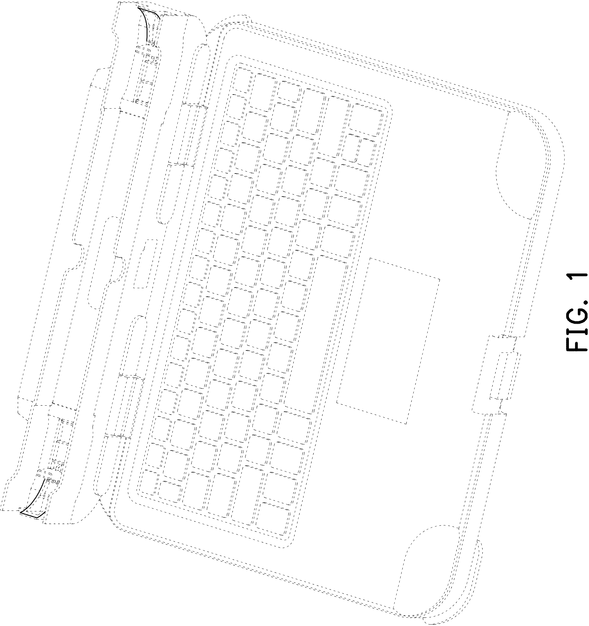 Patent USD1001807 Figure 1 – Docking station for tablet computer