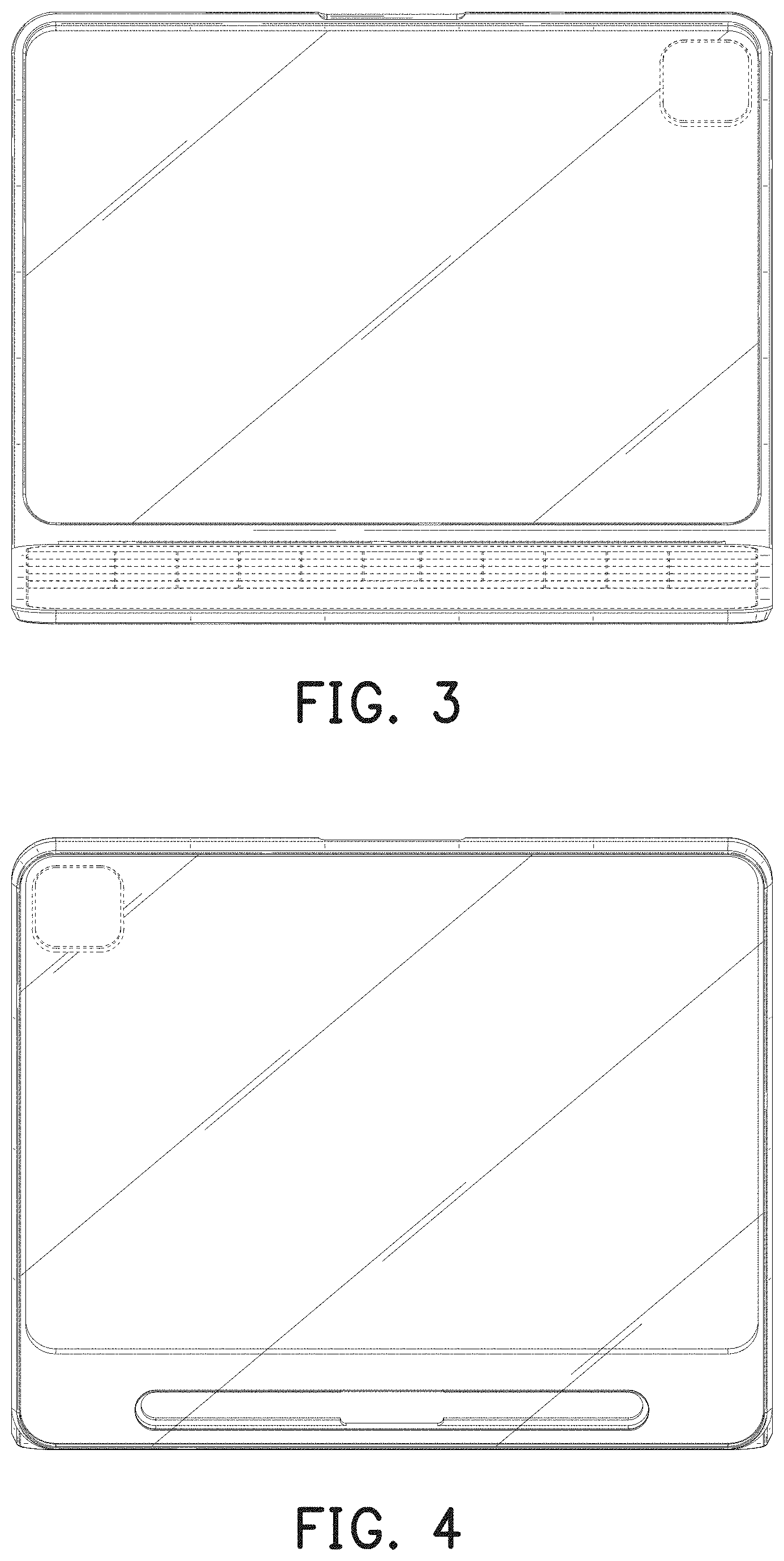 Patent USD1001808 Figure 3 – Tablet case