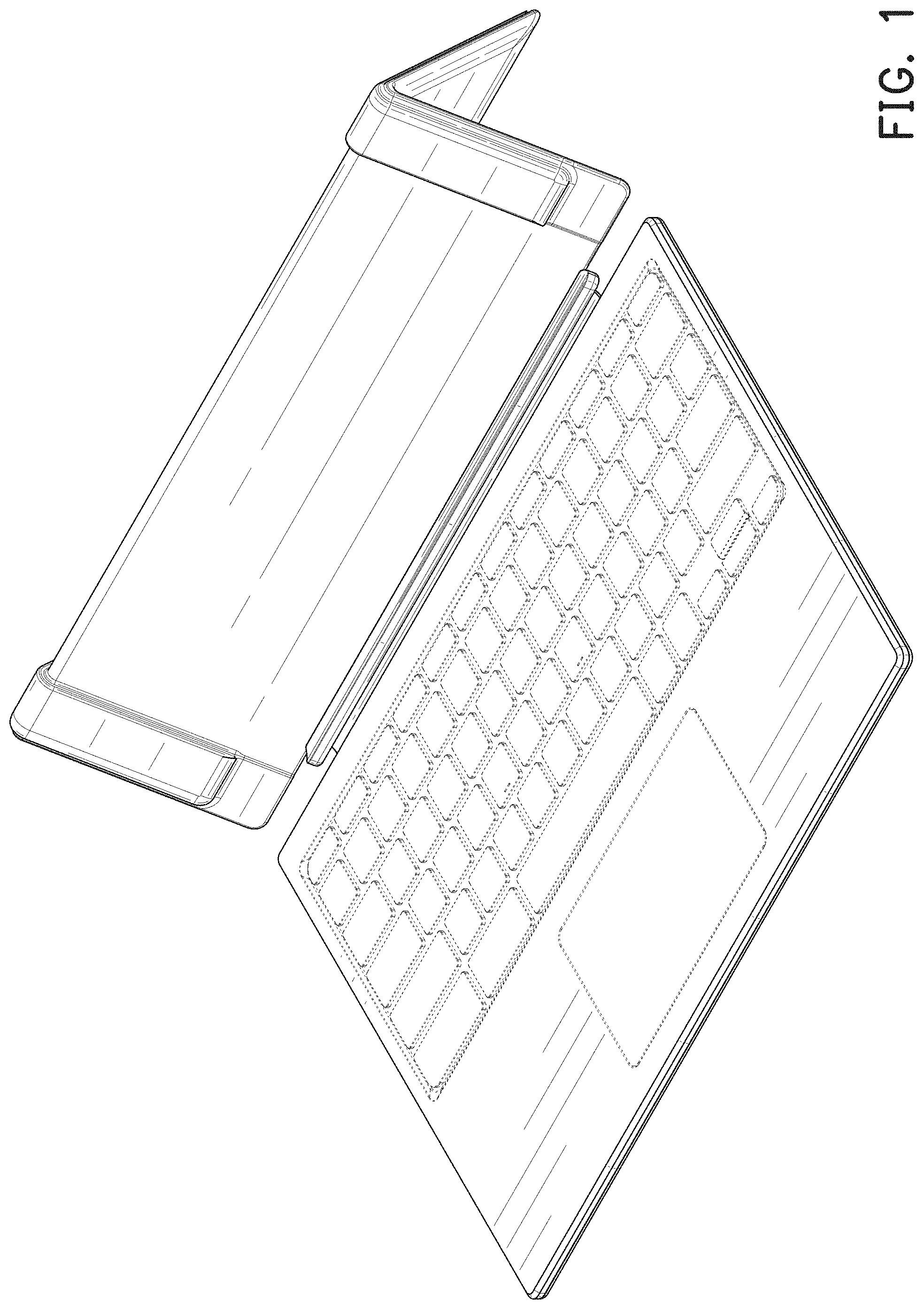 Patent USD1001809 Figure 1 – Protective cover for tablet