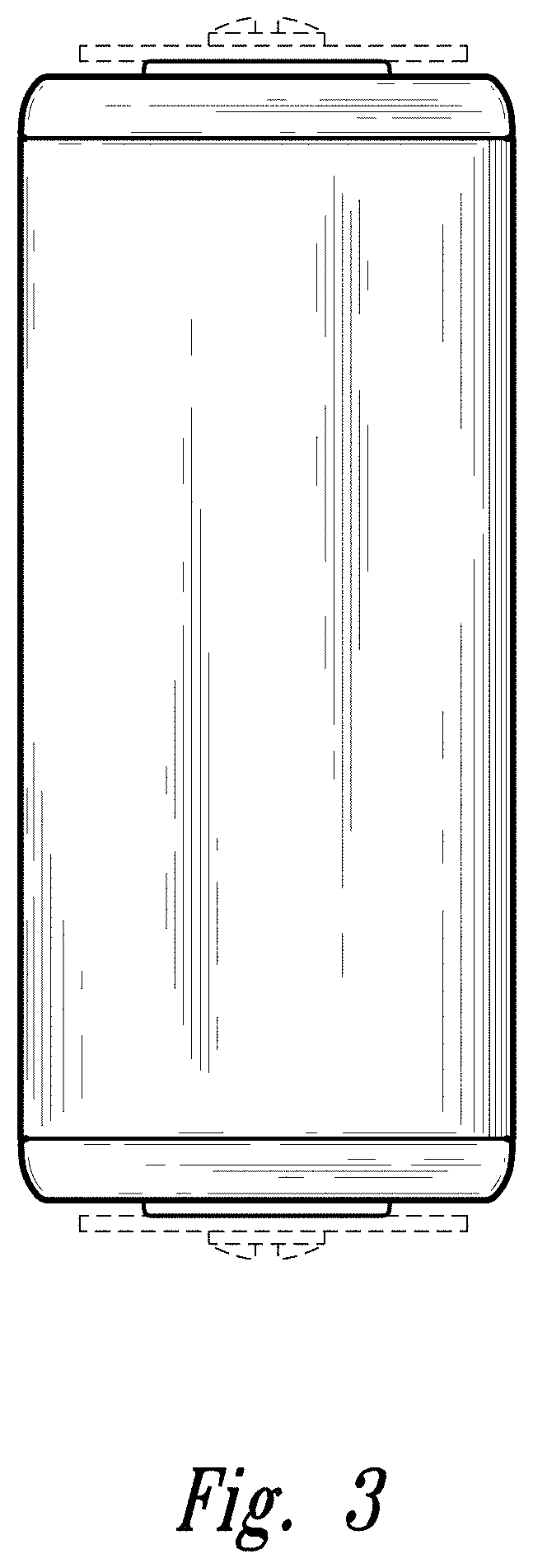 Patent USD1001810 Figure 3 – Handle for portable electronic device case