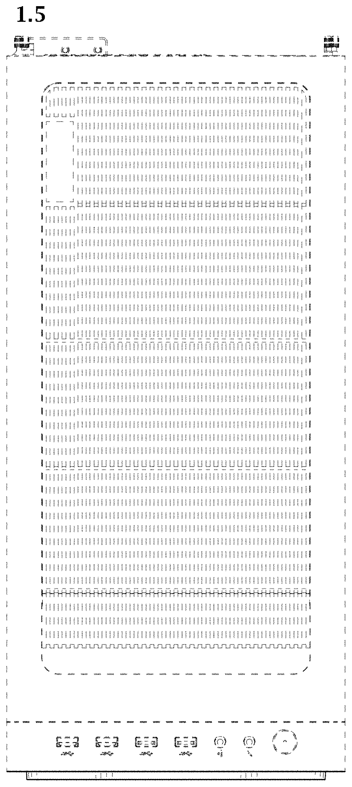 Patent USD1001811 Figure 5 – Computer mainframe