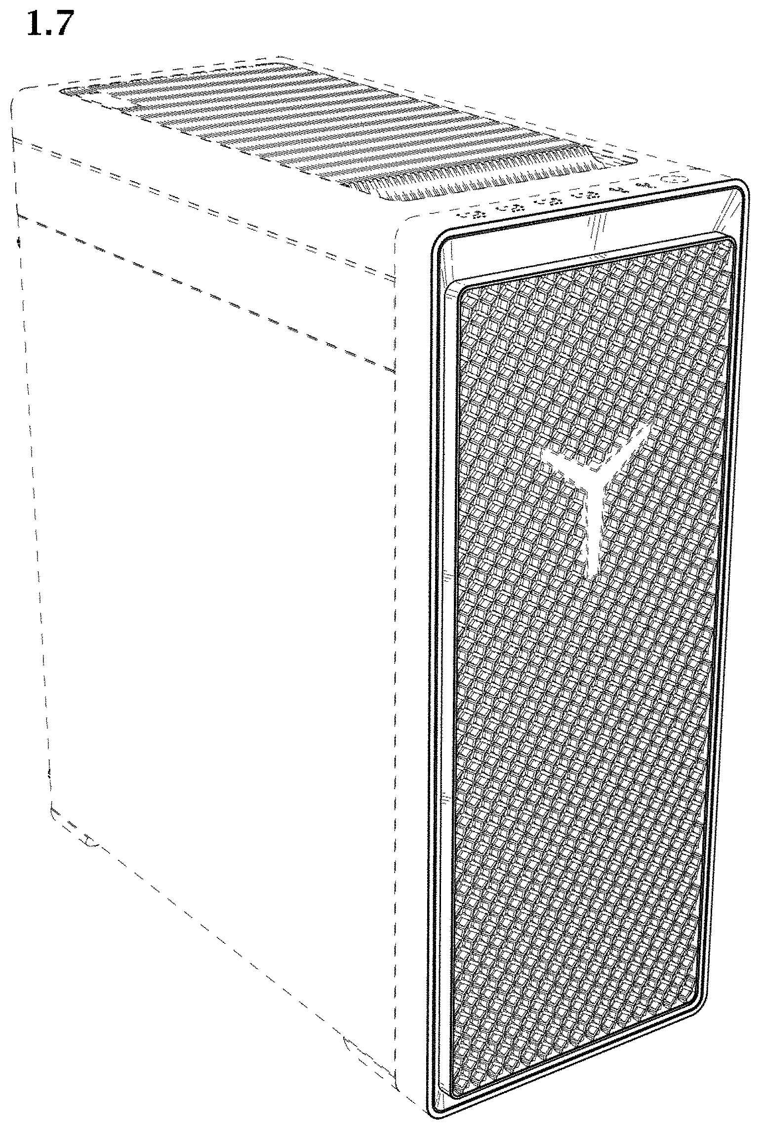 Patent USD1001811 Figure 7 – Computer mainframe