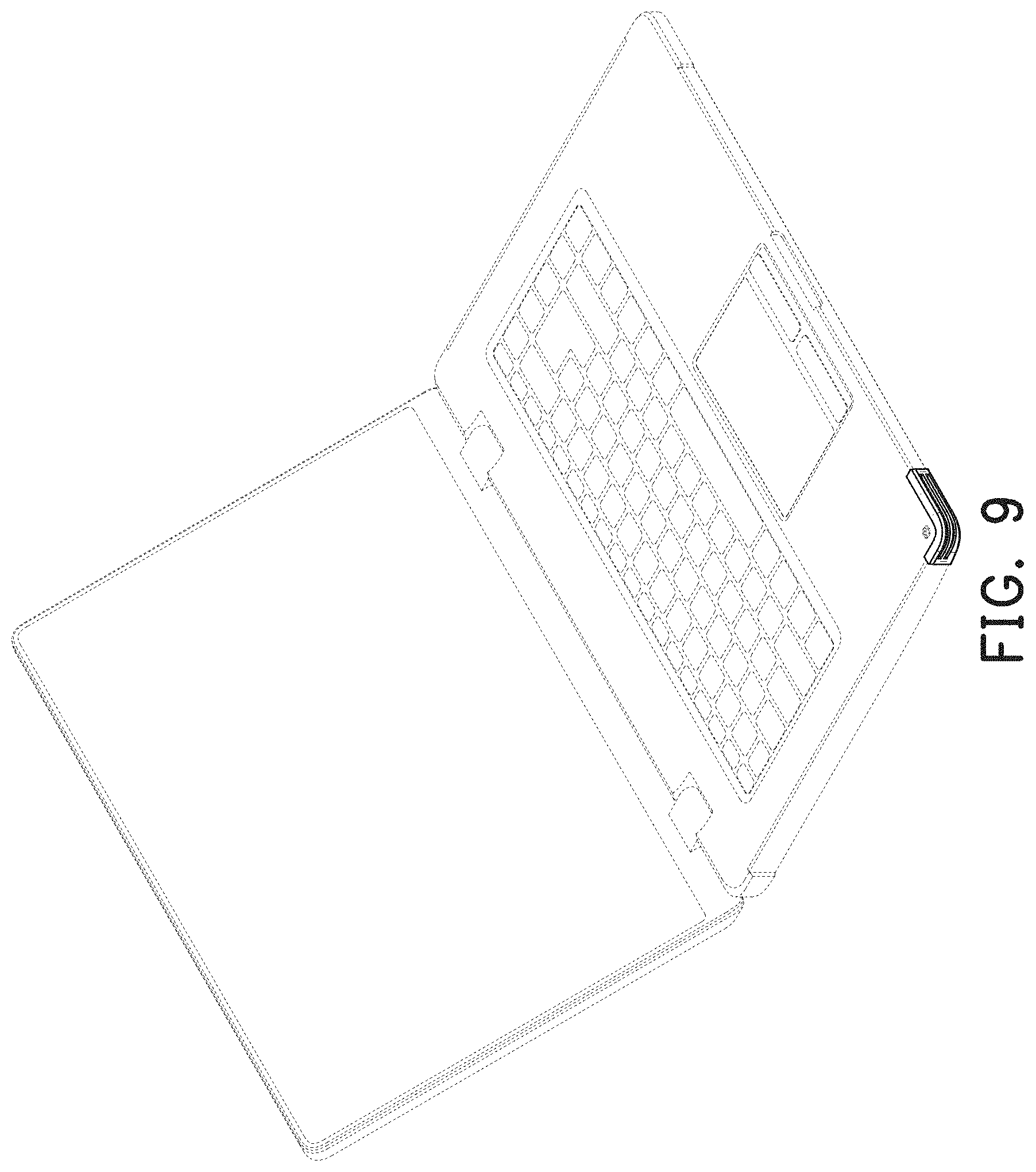 Patent USD1001812 Figure 7 – Protecting structure for notebook computer