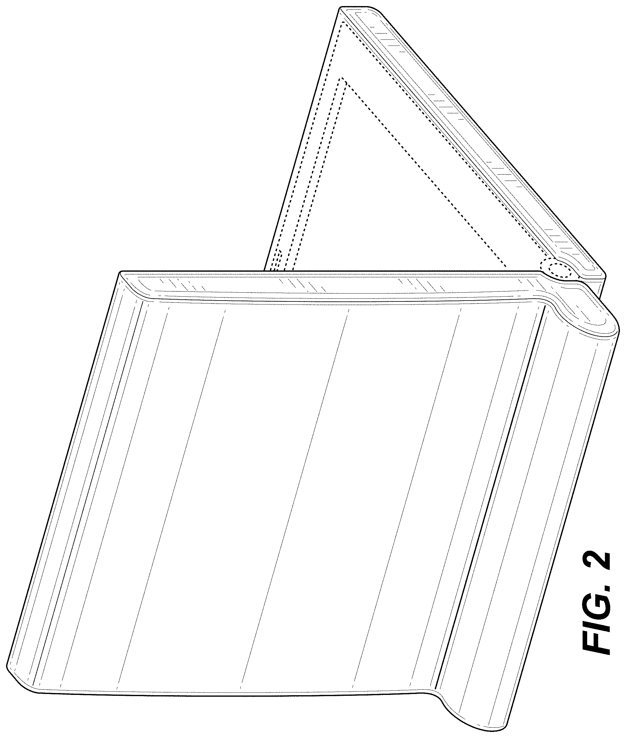 Patent USD1001813 Figure 2 – Tablet holder