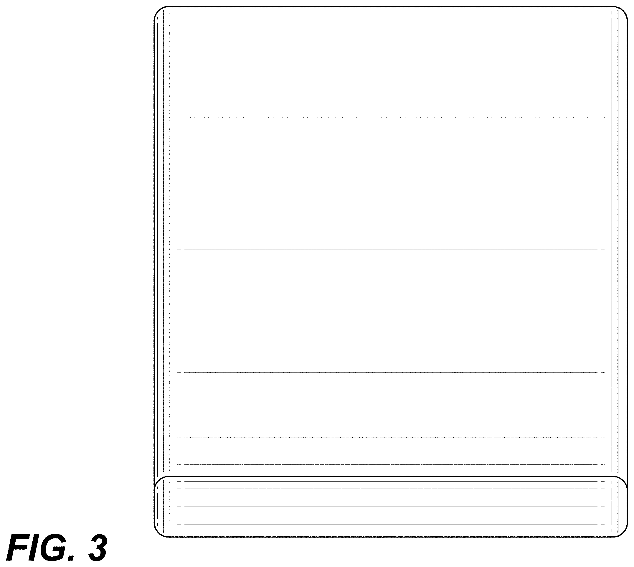 Patent USD1001813 Figure 3 – Tablet holder