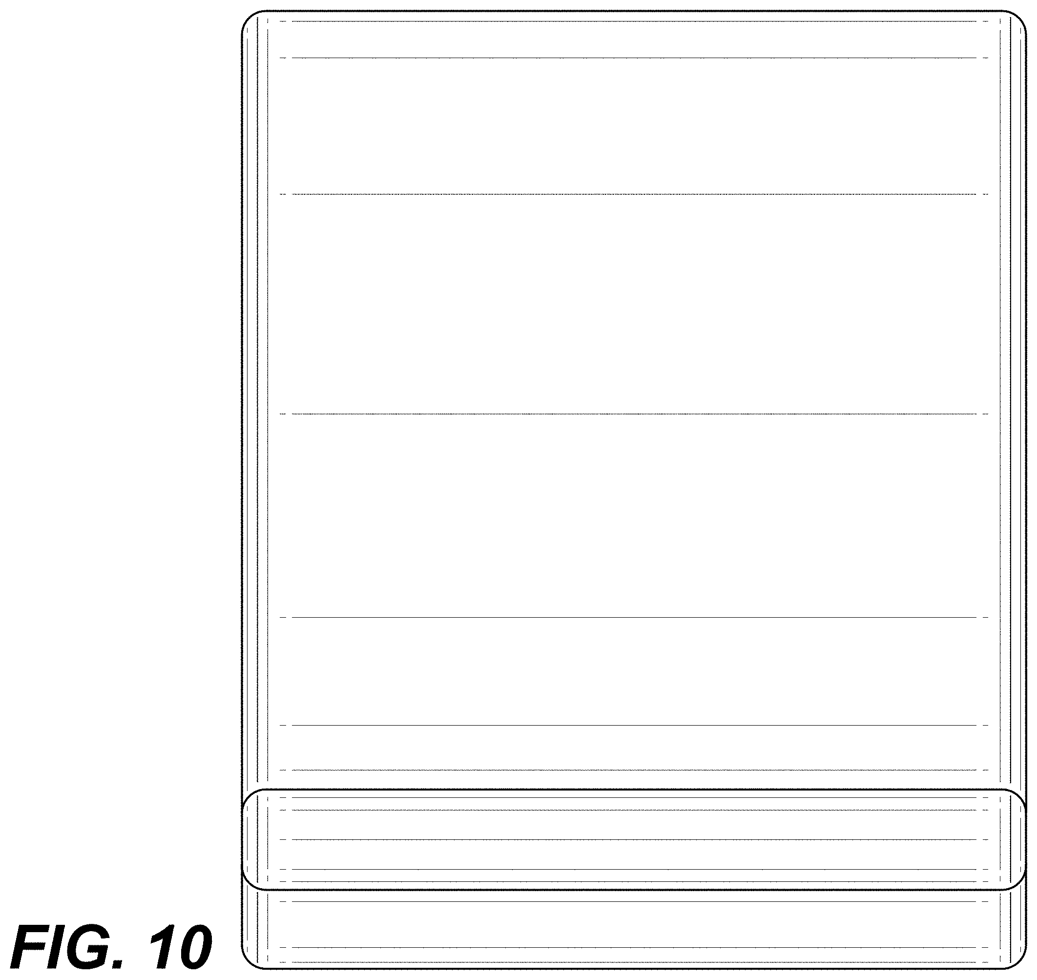 Patent USD1001813 Figure 10 – Tablet holder