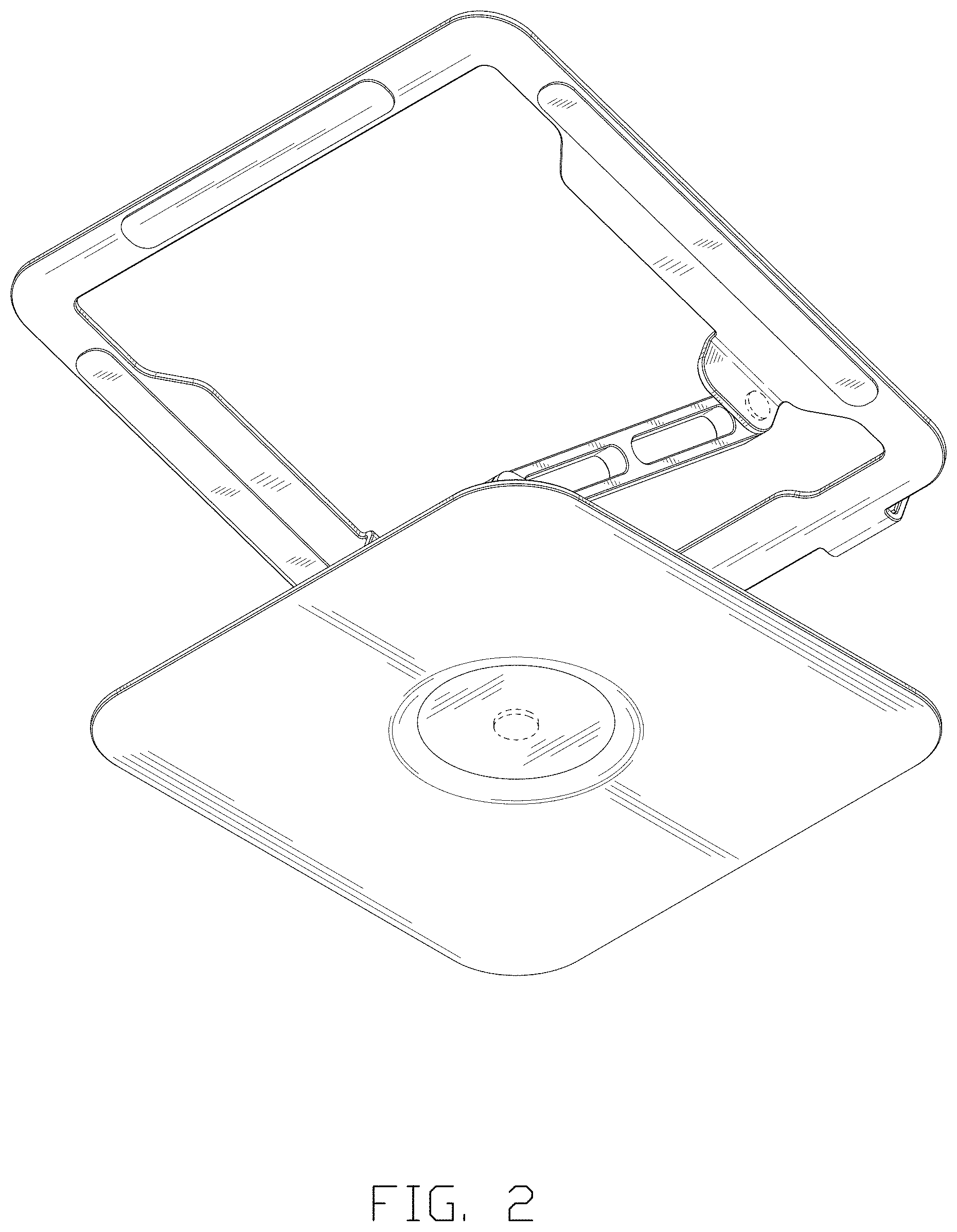 Patent USD1001814 Figure 2 – Foldable laptop stand