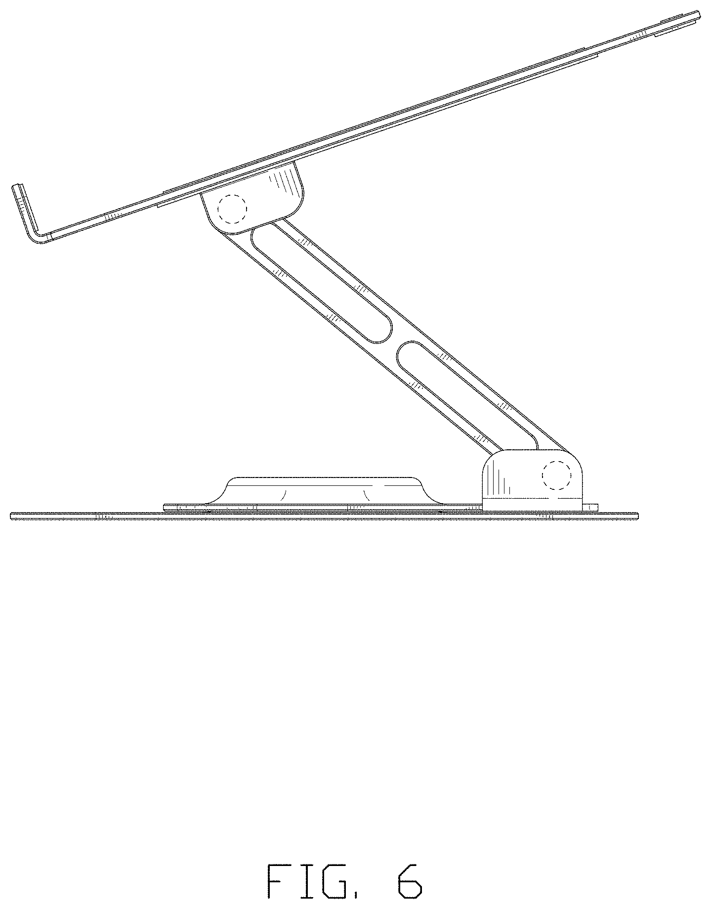 Patent USD1001814 Figure 6 – Foldable laptop stand