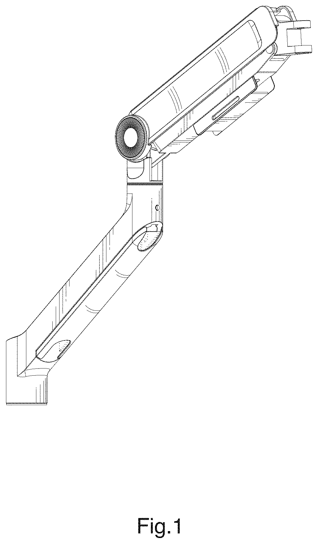 Patent USD1001816 Figure 1 – Monitor arm
