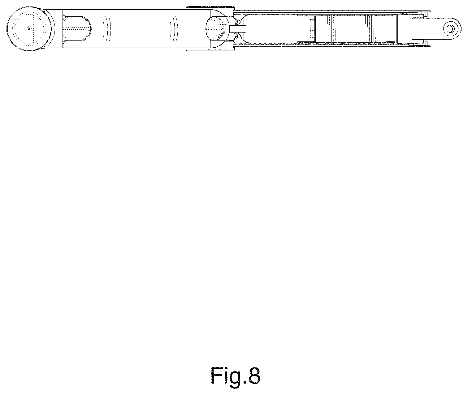 Patent USD1001816 Figure 8 – Monitor arm
