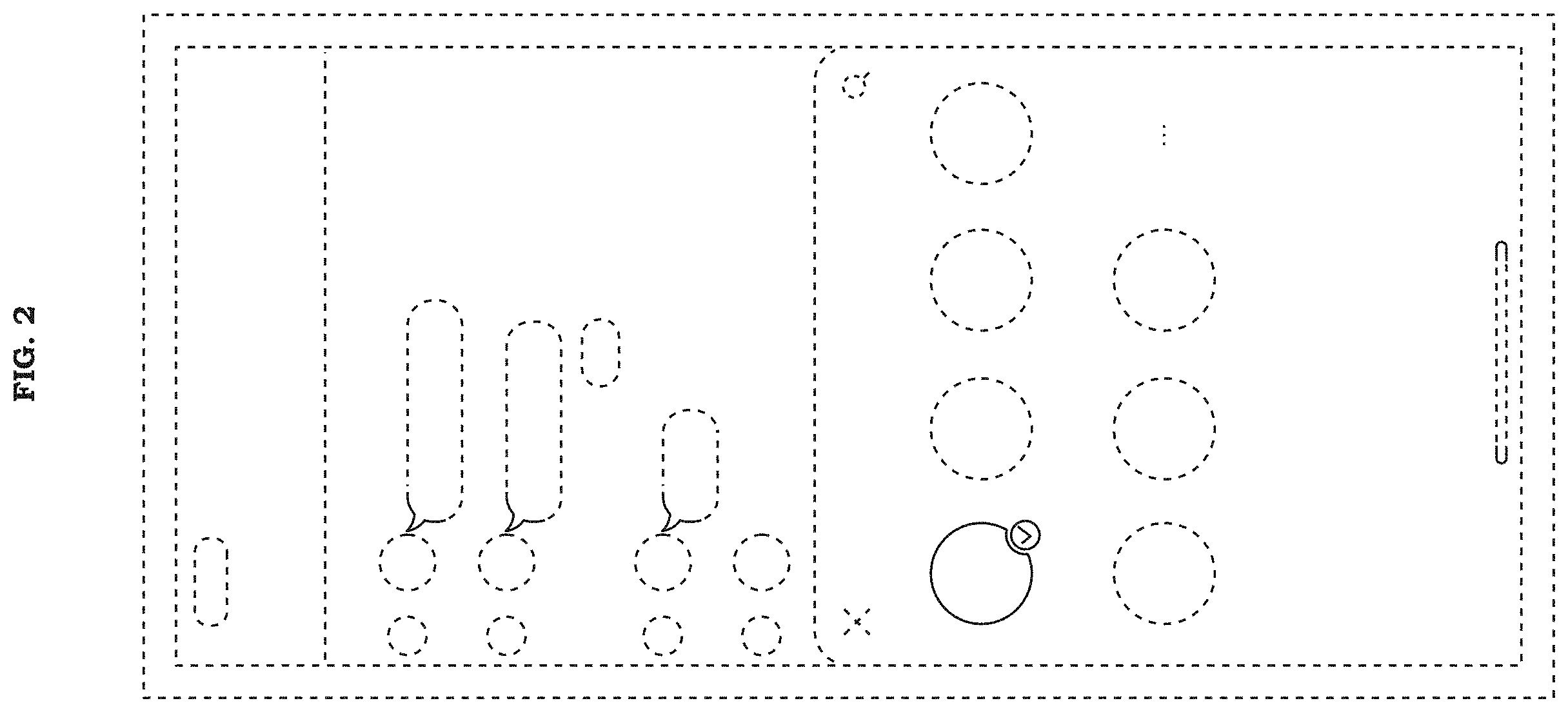 Patent USD1001820 Figure 2 – Display panel with a graphical user interface