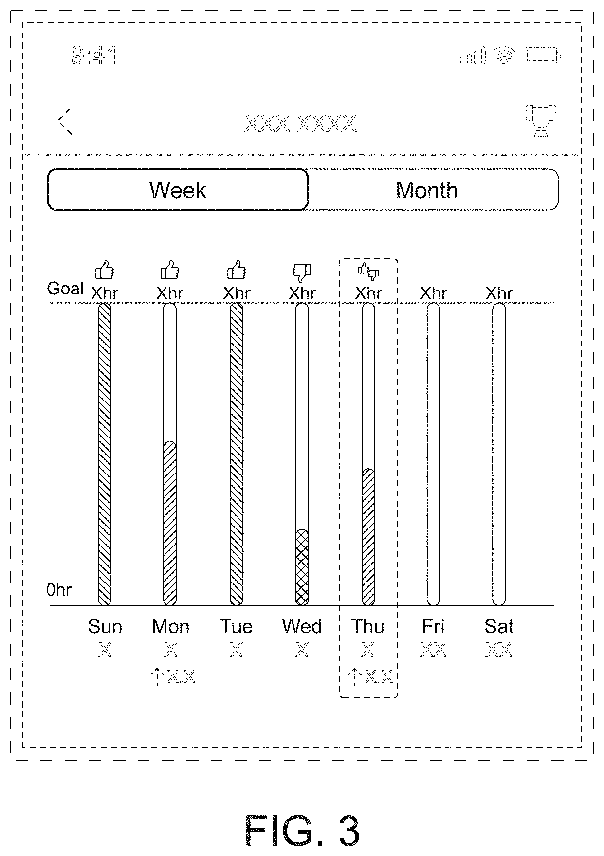 Patent USD1001825 Figure 3 – Display screen or portion thereof with a graphical user interface