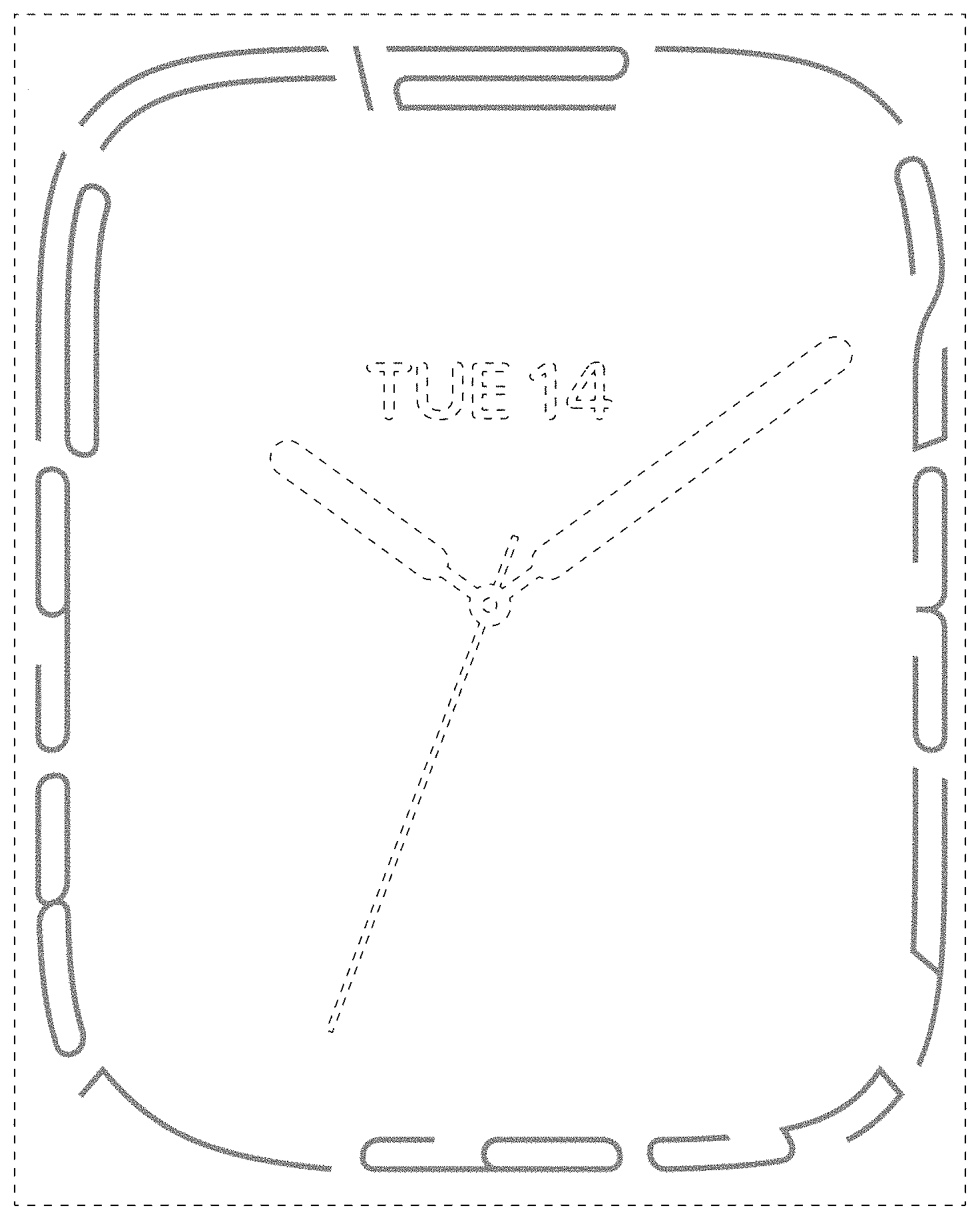 Patent USD1001828 Figure 1 – Display screen or portion thereof with graphical user interface