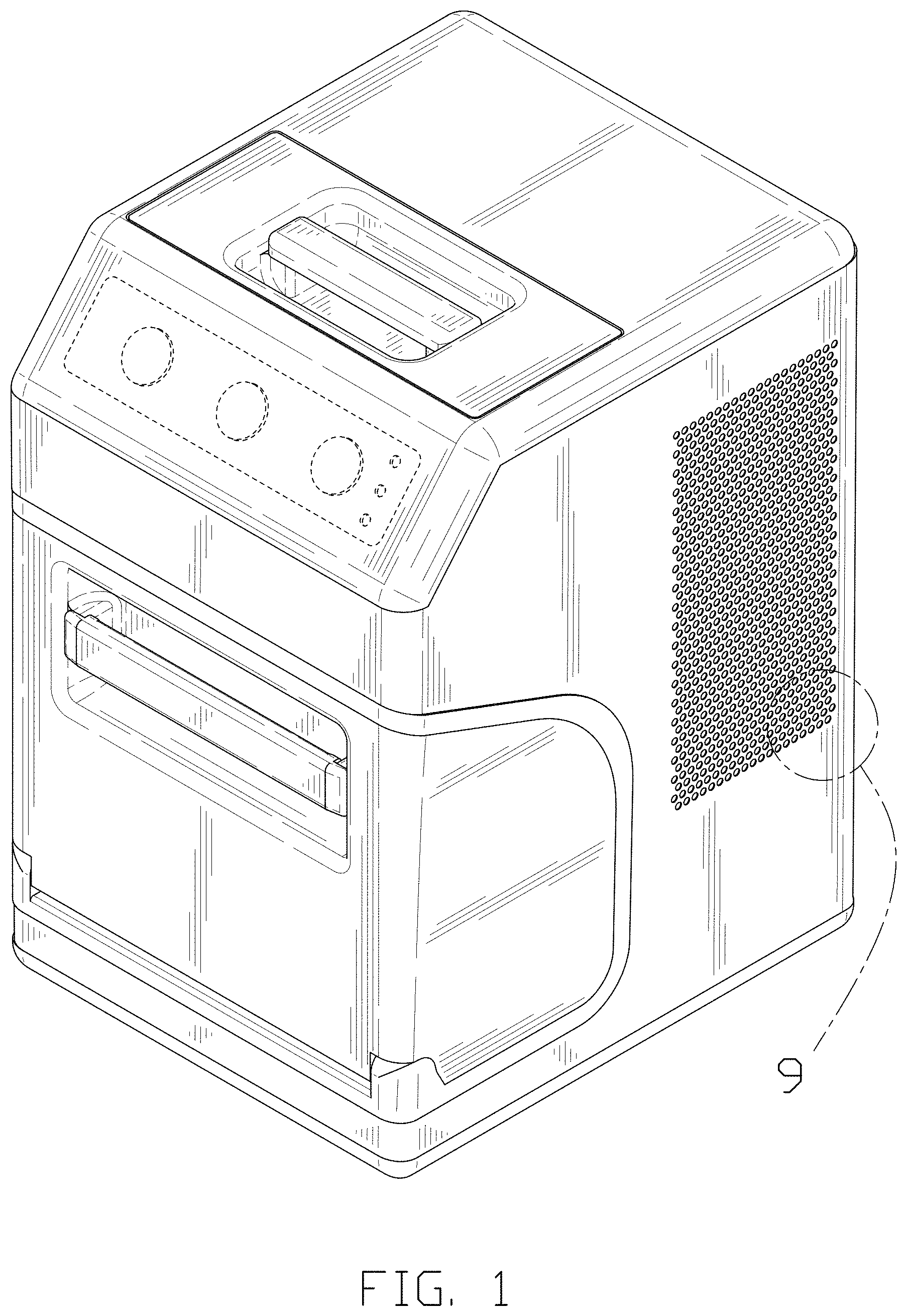 Patent USD1001846 Figure 1 – Ice machine