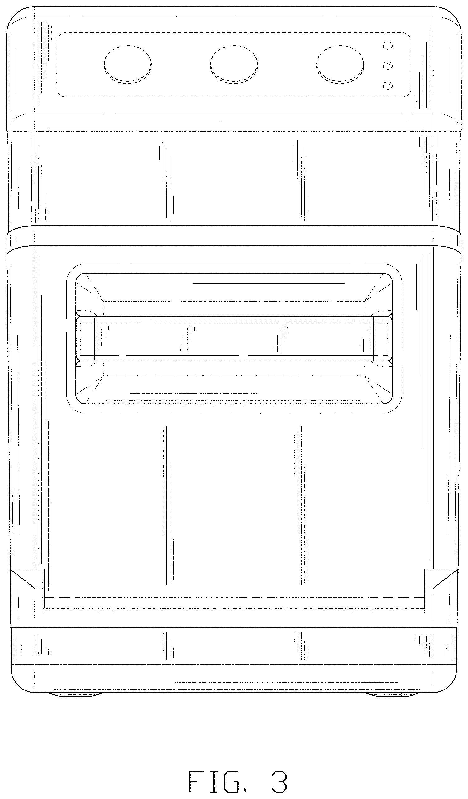 Patent USD1001846 Figure 3 – Ice machine