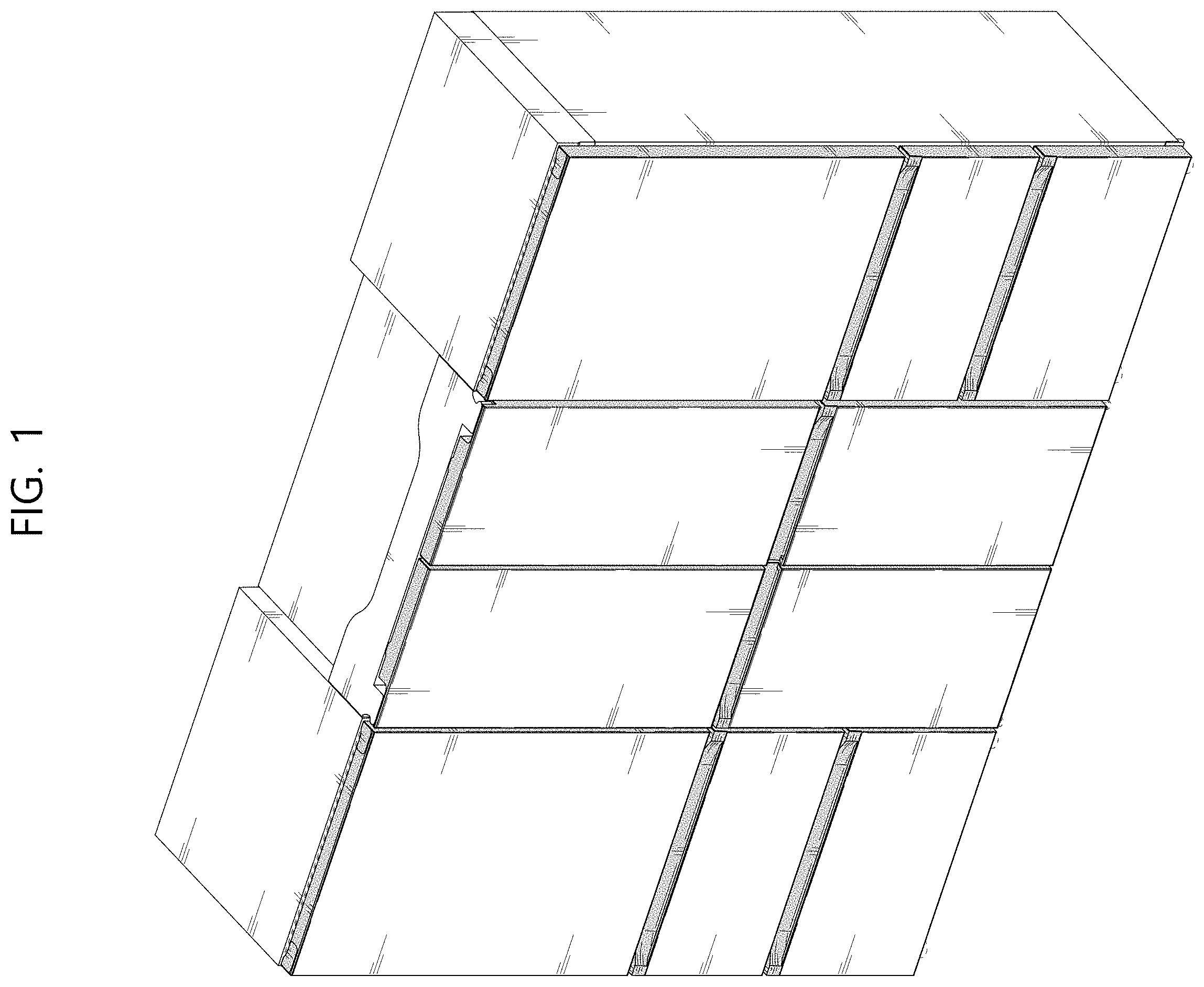Patent USD1001848 Figure 1 – Refrigerator