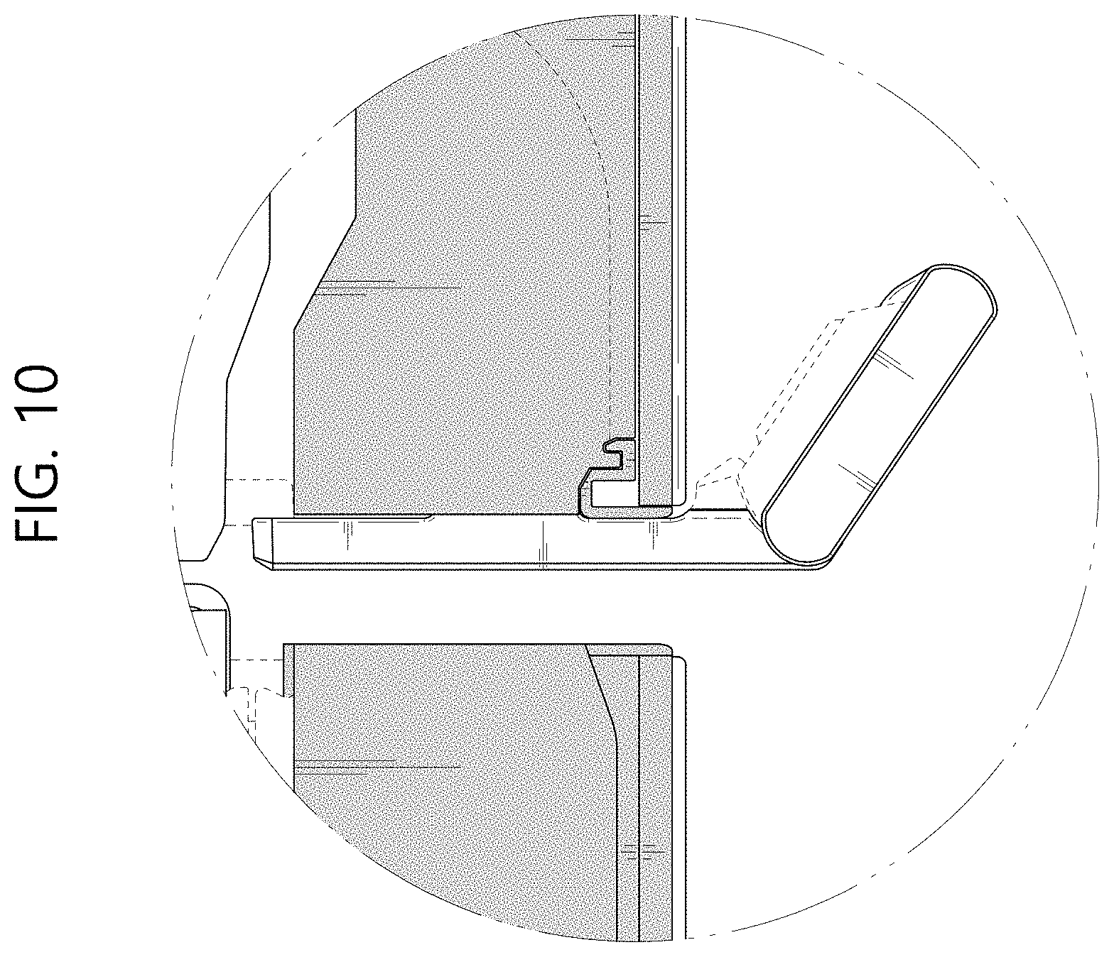 Patent USD1001849 Figure 8 – Refrigerator