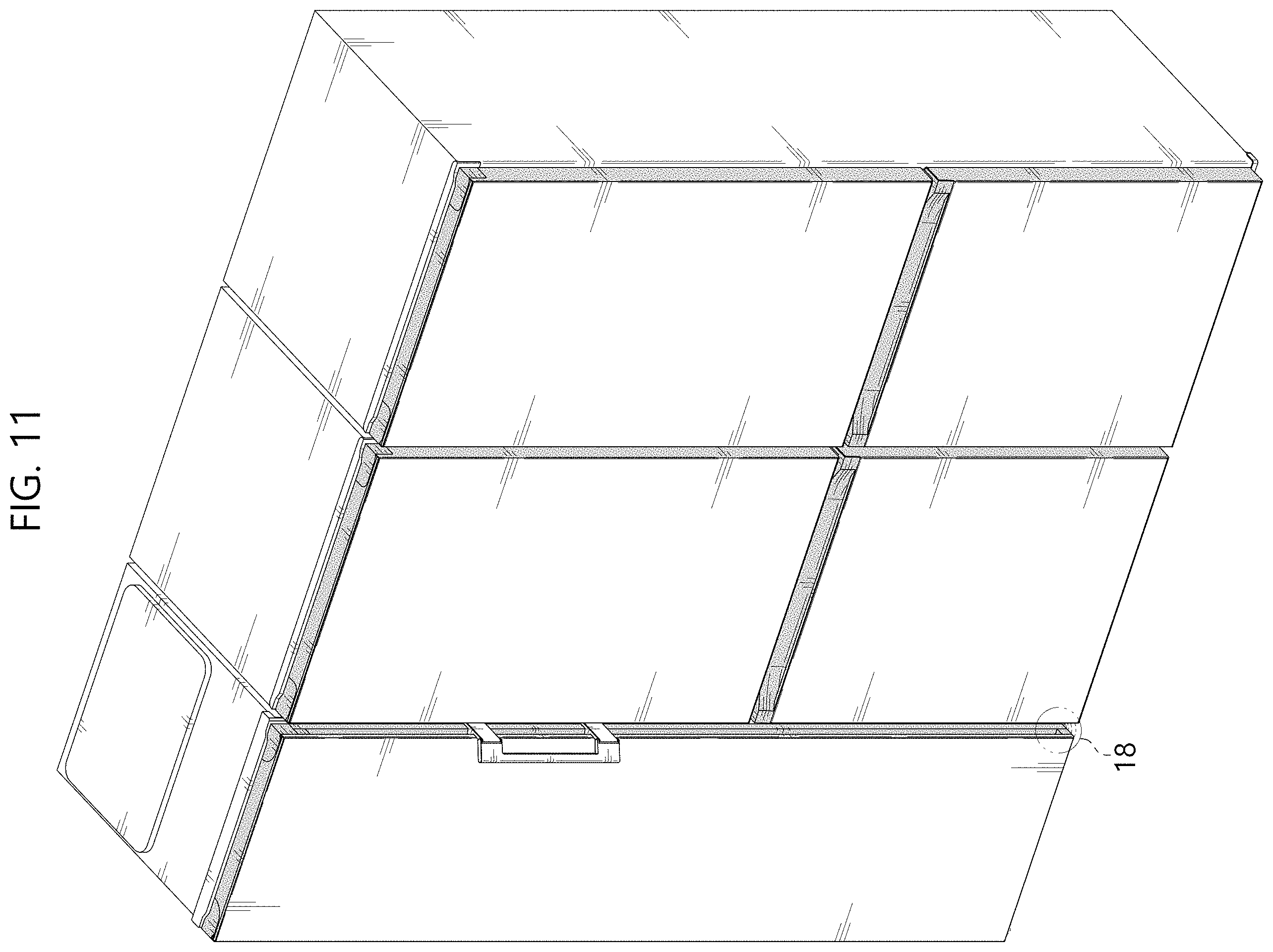 Patent USD1001849 Figure 9 – Refrigerator