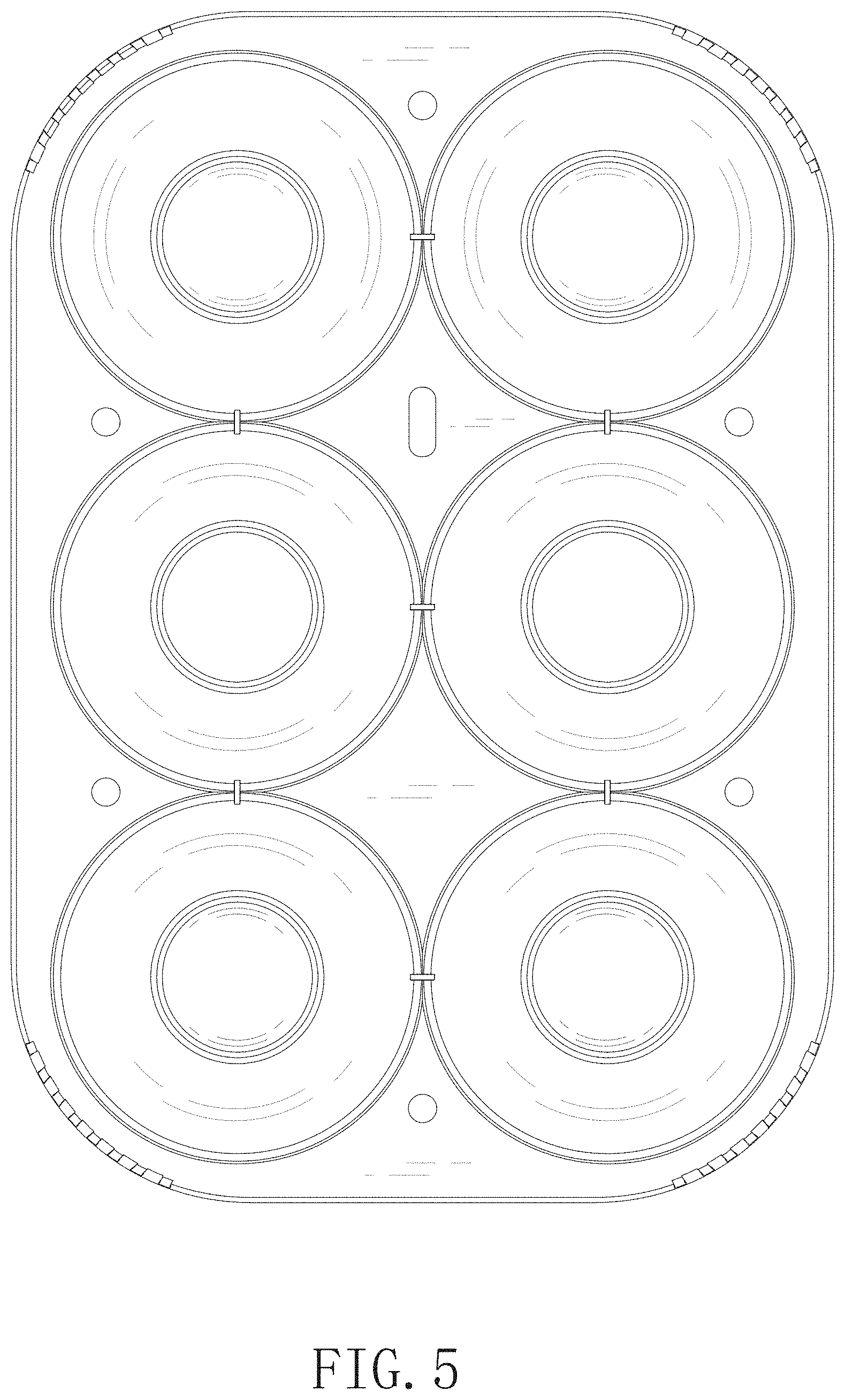 Patent USD1001850 Figure 5 – Ice mold