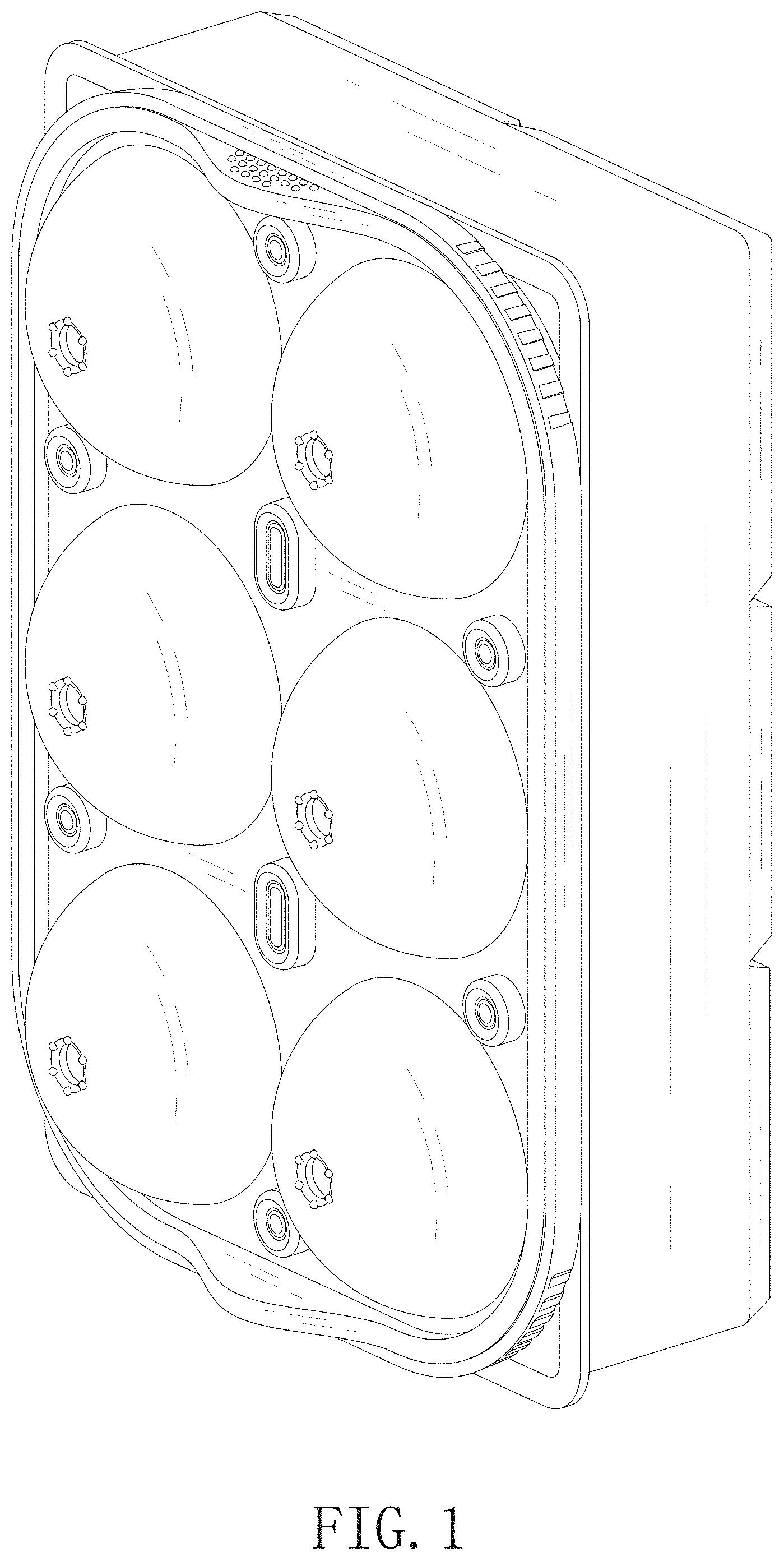 Patent USD1001851 Figure 1 – Ice mold