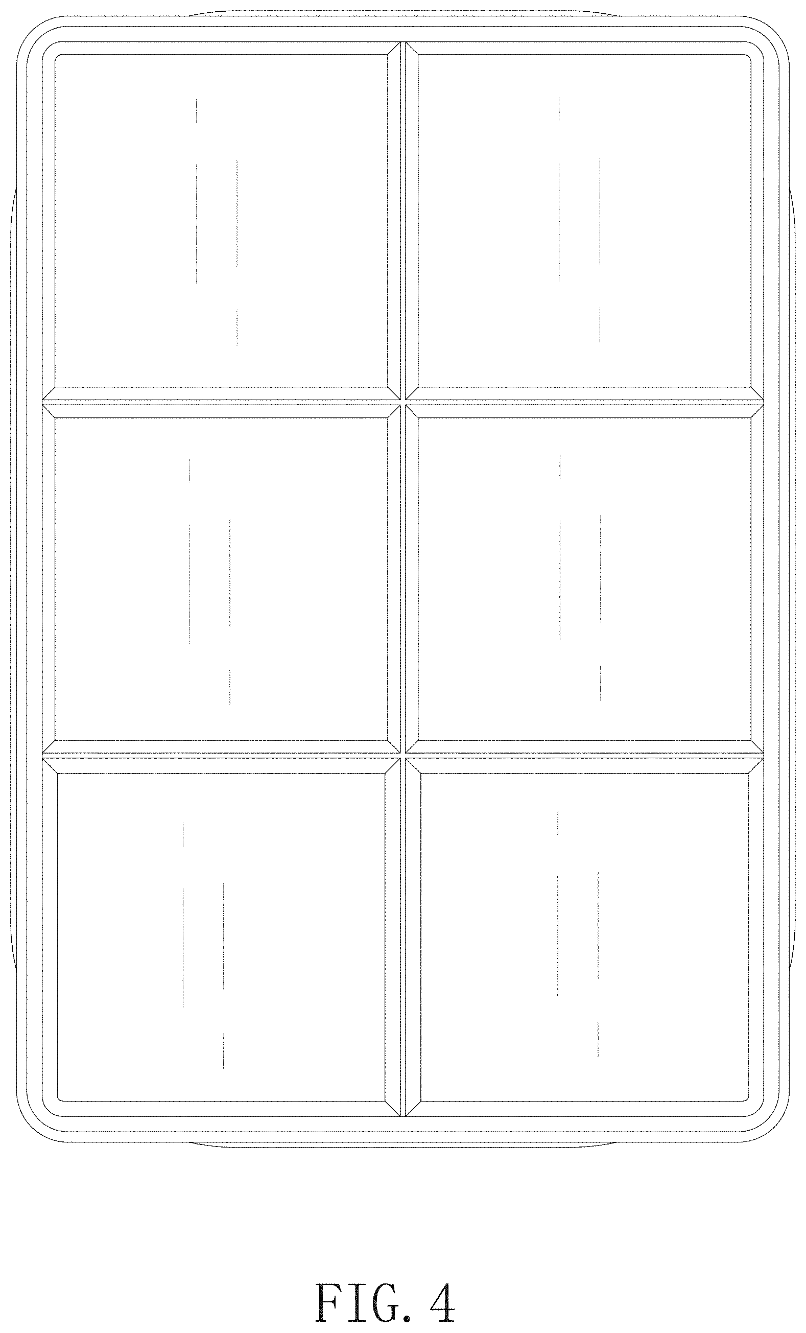 Patent USD1001851 Figure 4 – Ice mold