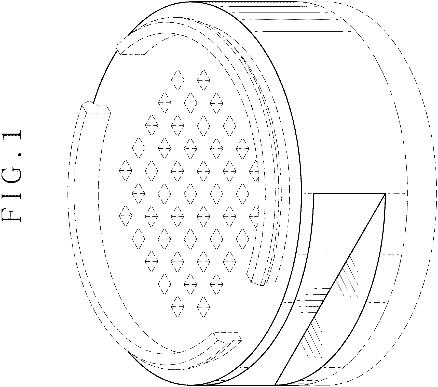 Patent USD1001852 Figure 1 – Soft mold transfer container