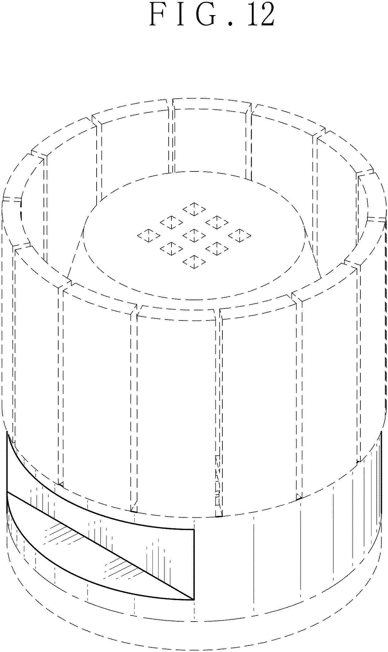 Patent USD1001852 Figure 12 – Soft mold transfer container