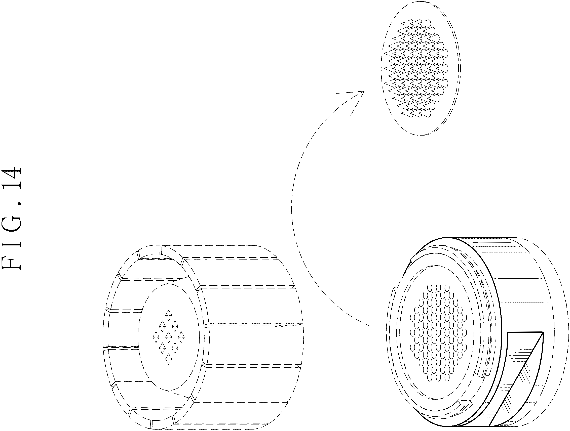 Patent USD1001852 Figure 14 – Soft mold transfer container