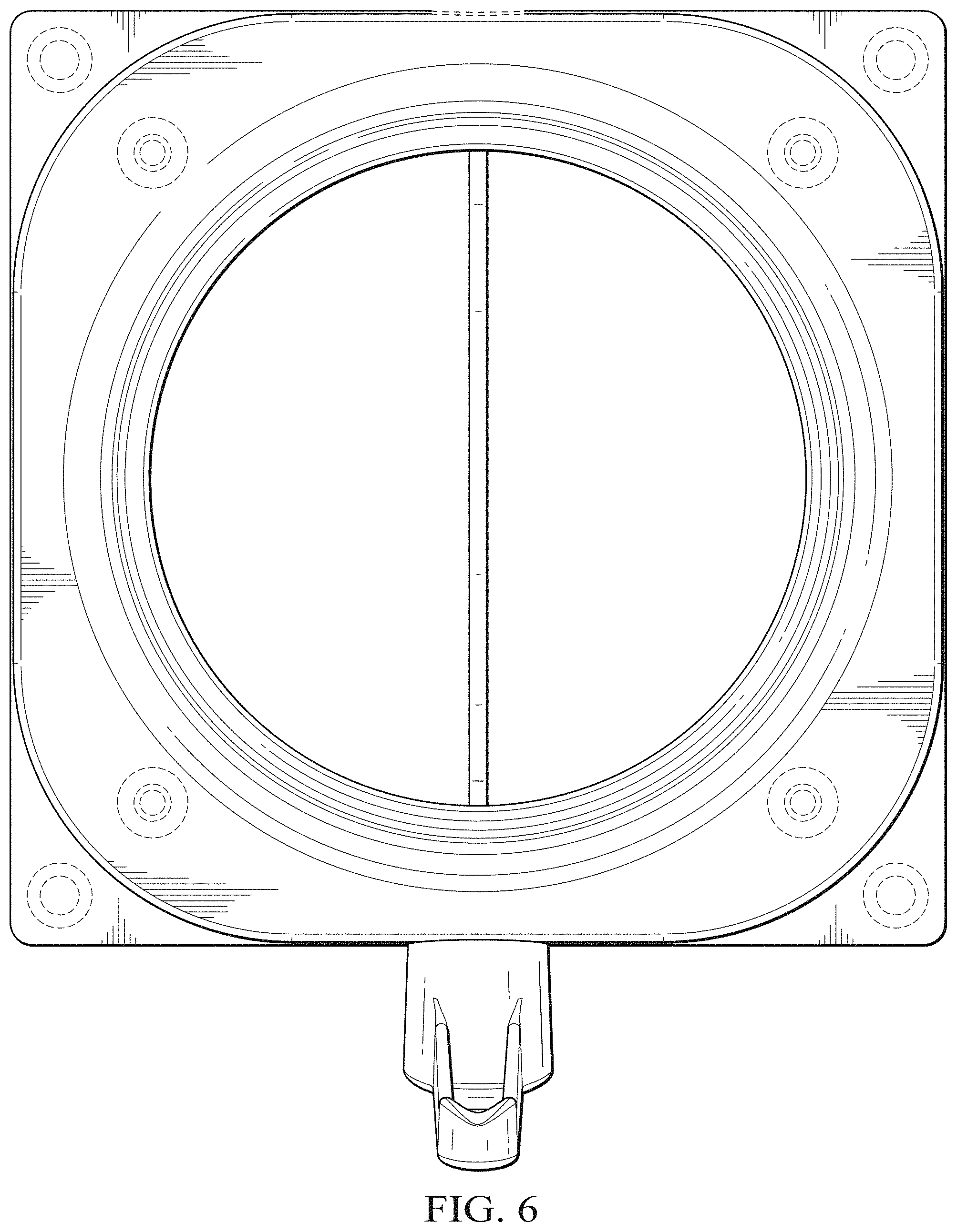 Patent USD1001854 Figure 6 – Blast gate