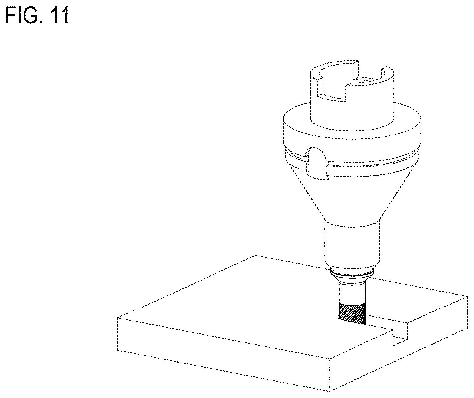 Patent USD1001856 Figure 6 – Cutting tool