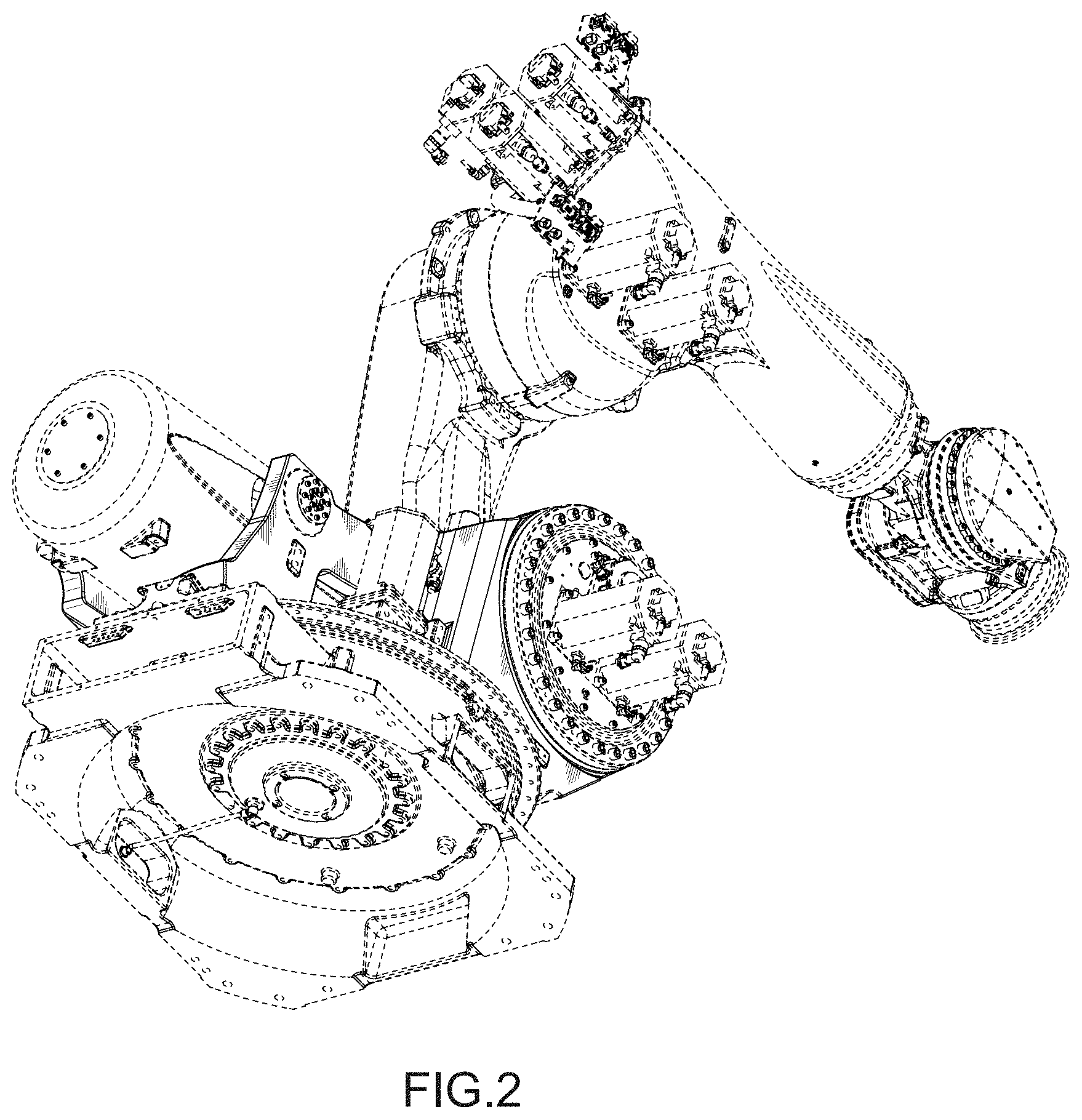 Patent USD1001858 Figure 2 – Industrial robot