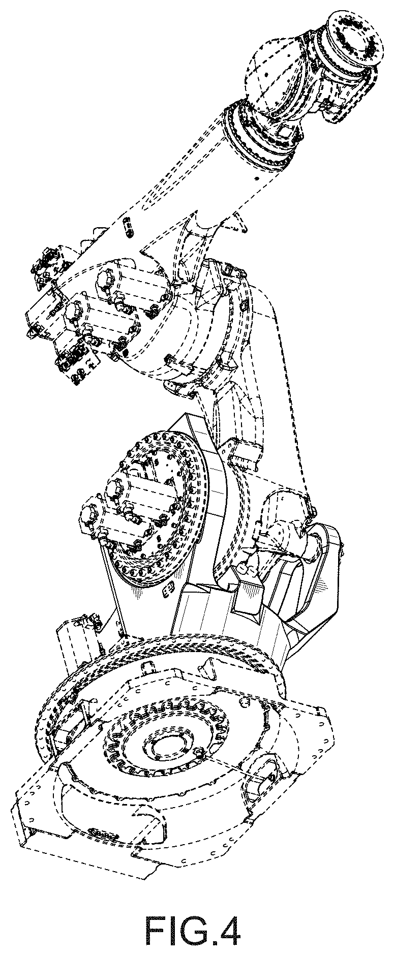 Patent USD1001858 Figure 4 – Industrial robot